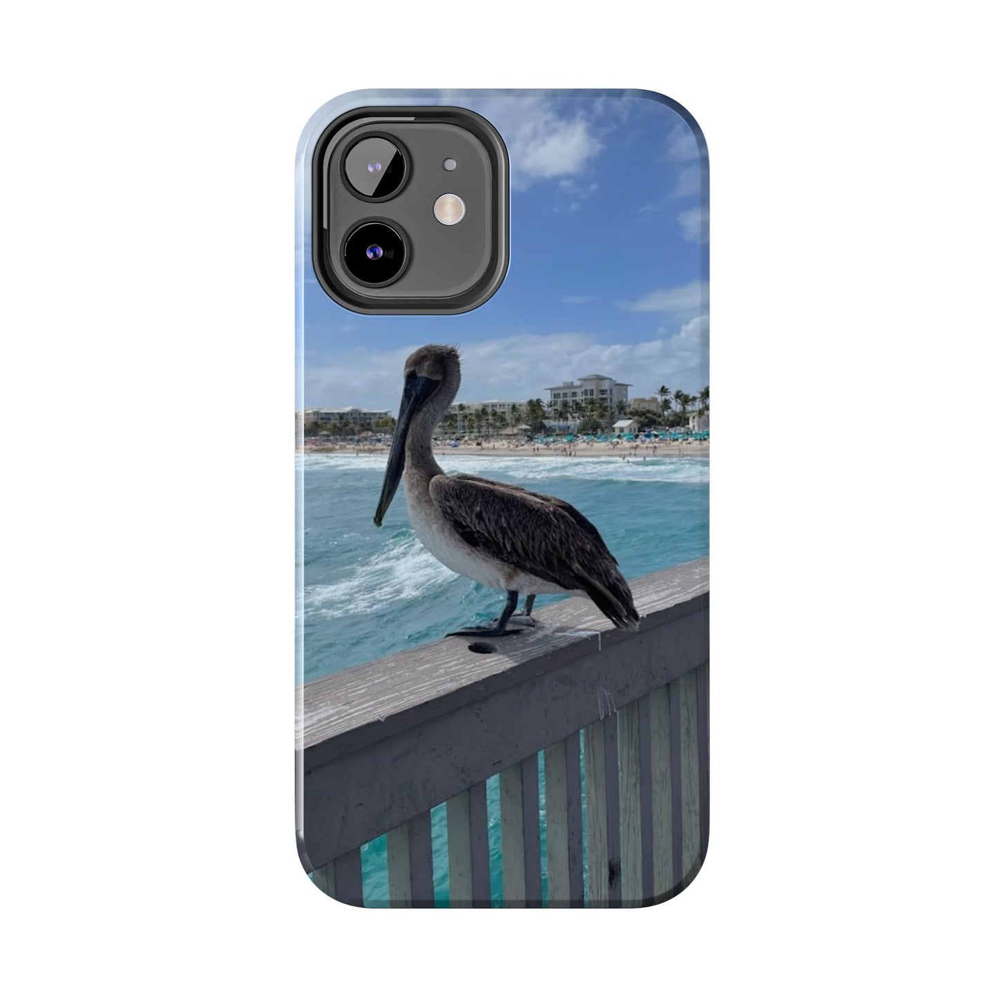 Coastal Pelican Tough Phone Cases - Durable Protection with Ocean Vibe