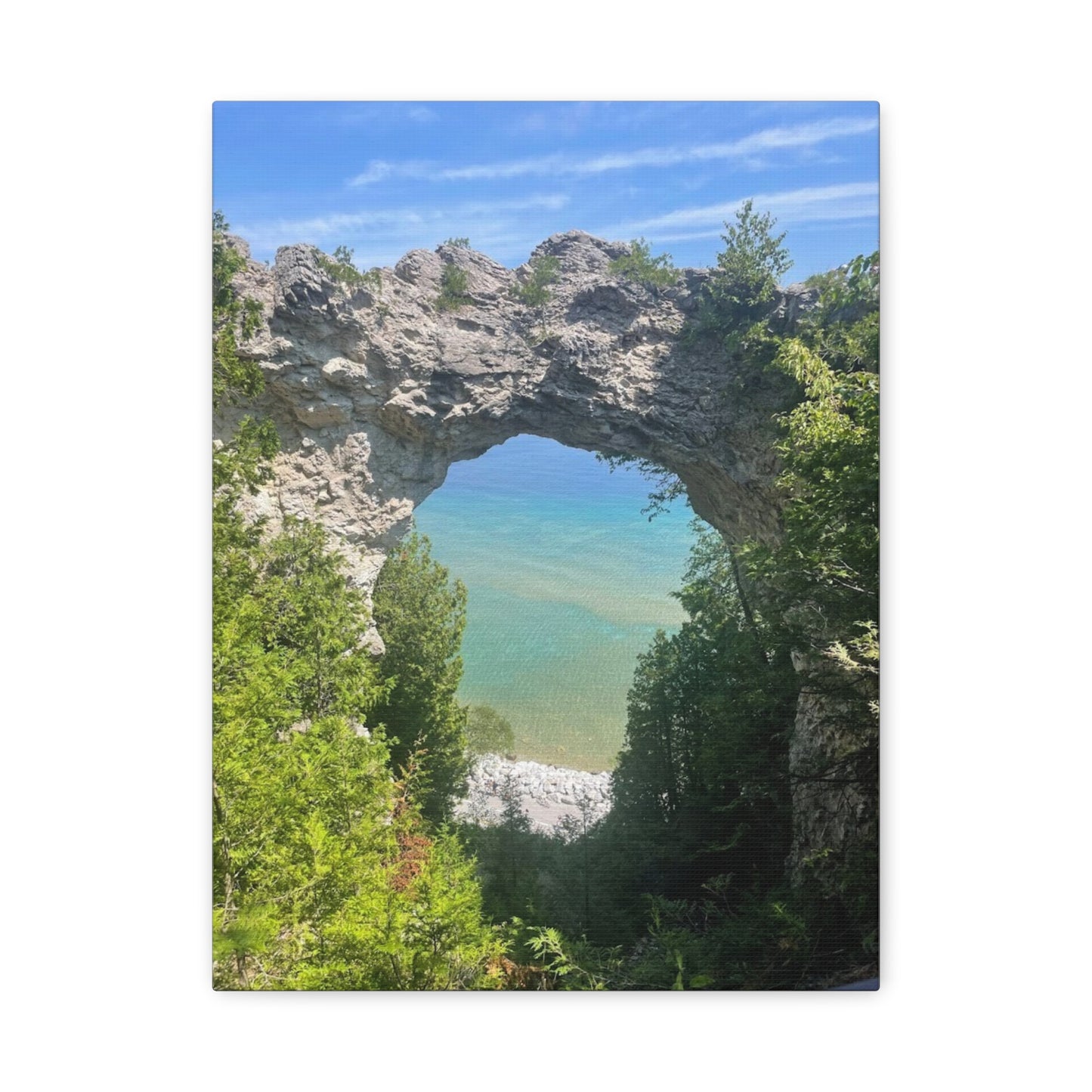 Scenic Nature Canvas - Arch Rock Artwork