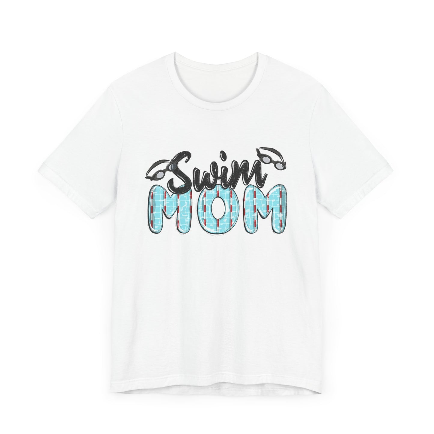 Swim Mom Unisex Jersey Tee - Perfect Gift for Aquatic Enthusiasts