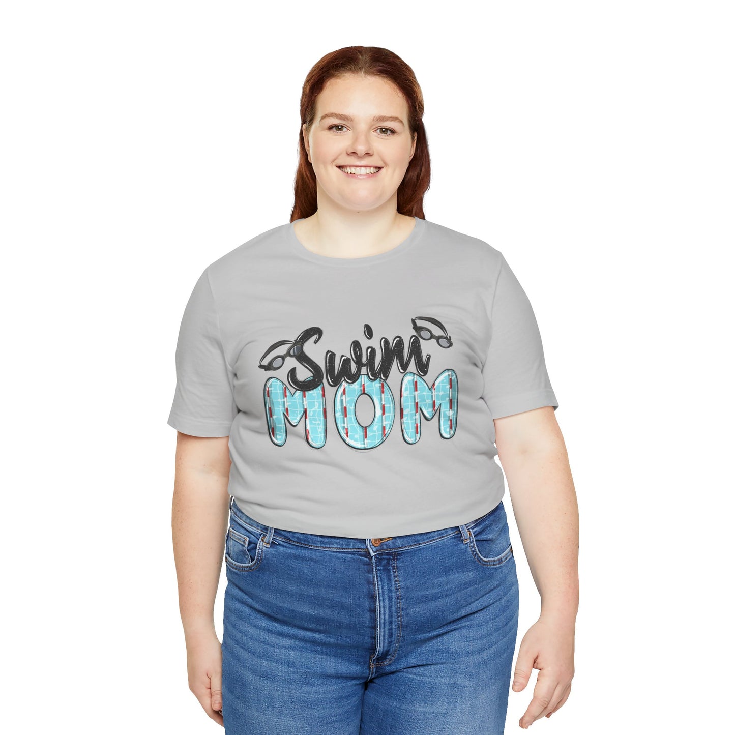 Swim Mom Unisex Jersey Tee - Perfect Gift for Aquatic Enthusiasts