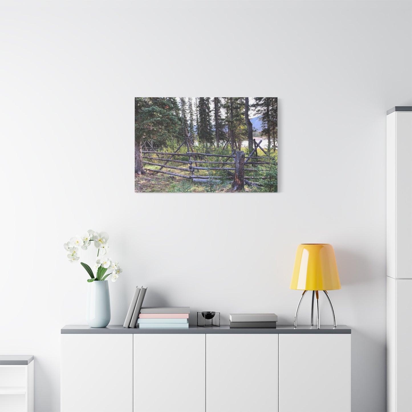 Nature-Inspired Wall Art Canvas Print - Tranquil Forest Scene