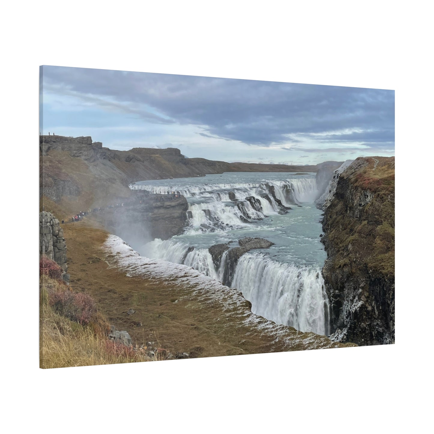 Serene Waterfall Canvas Wall Art - Tranquil Nature Decor