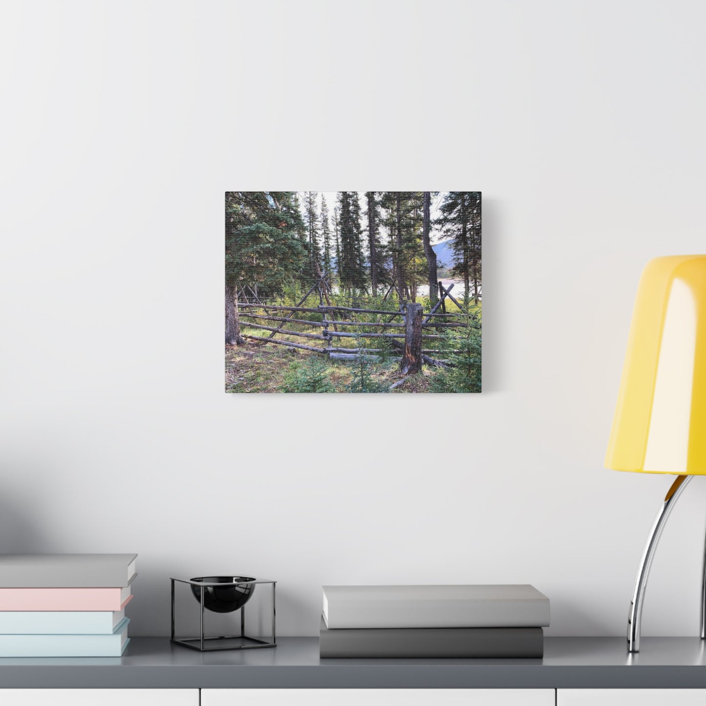 Nature-Inspired Wall Art Canvas Print - Tranquil Forest Scene