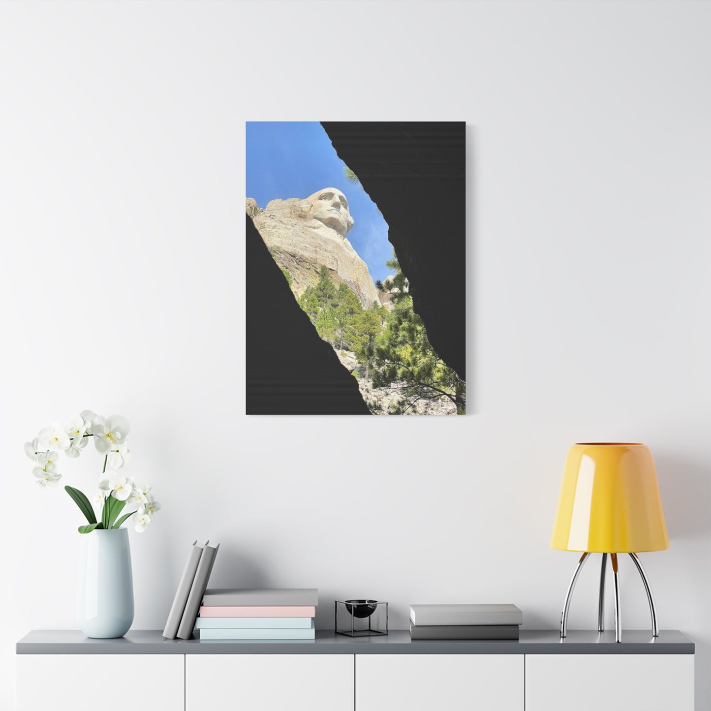 Mount Rushmore Matte Canvas Wall Art - Nature & History Decor