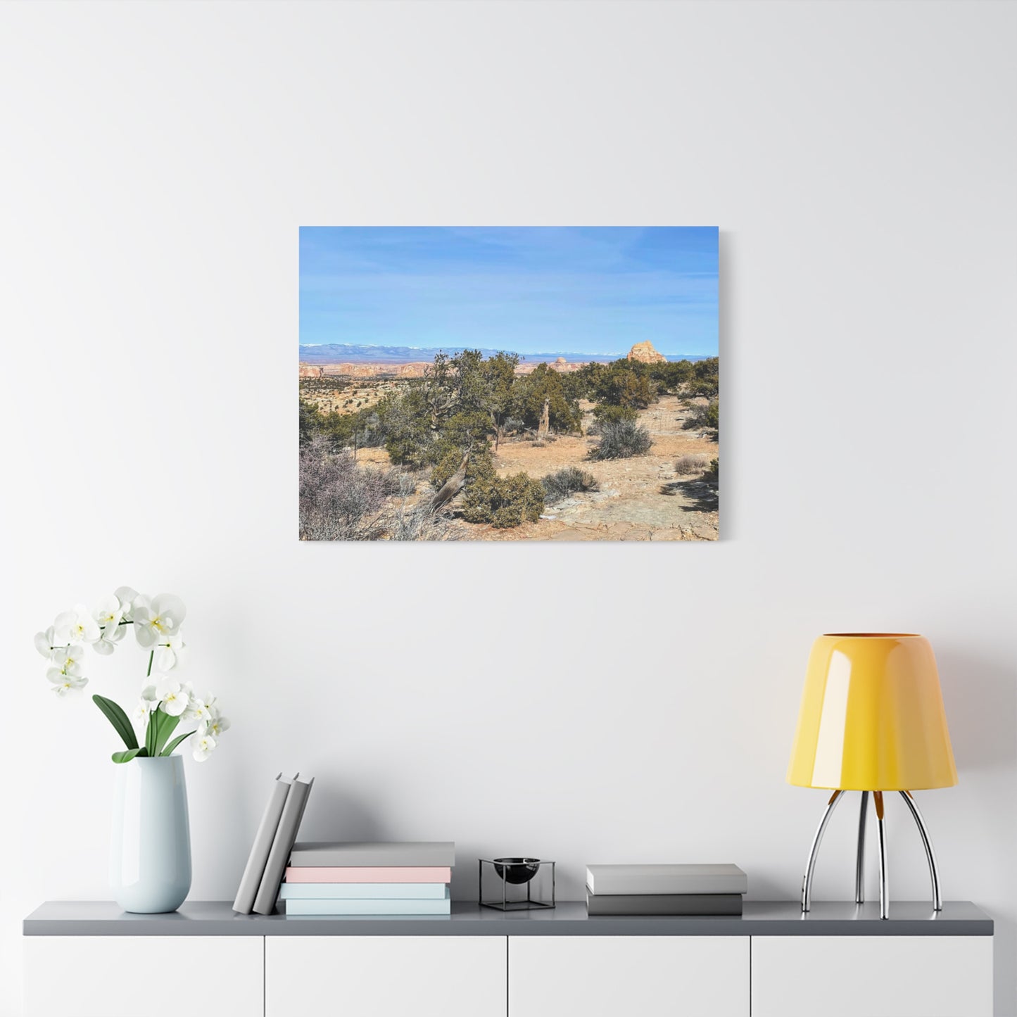 Desert Landscape Canvas Wall Art – 1.25" Matte Stretched Decor for Nature Lovers