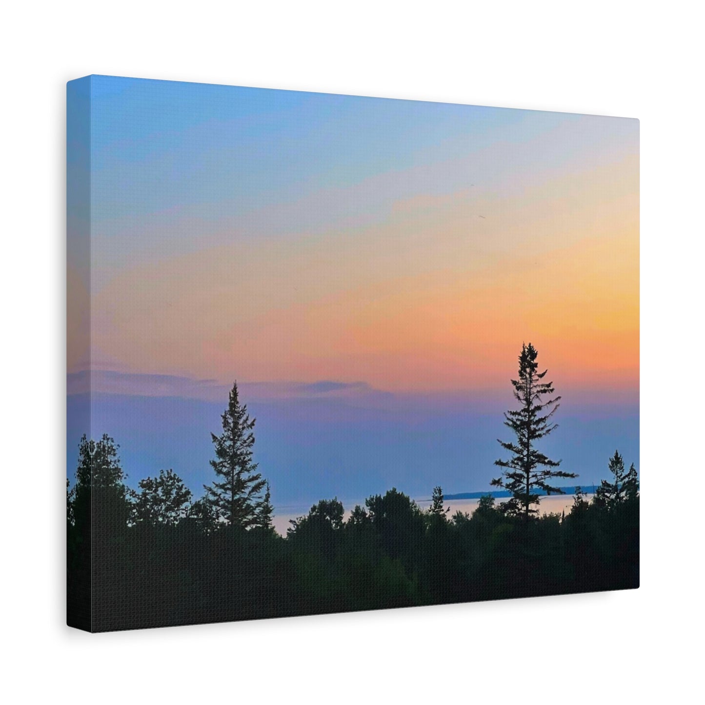 Serene Landscape Canvas Wall Art - Stretched Matte 1.25"