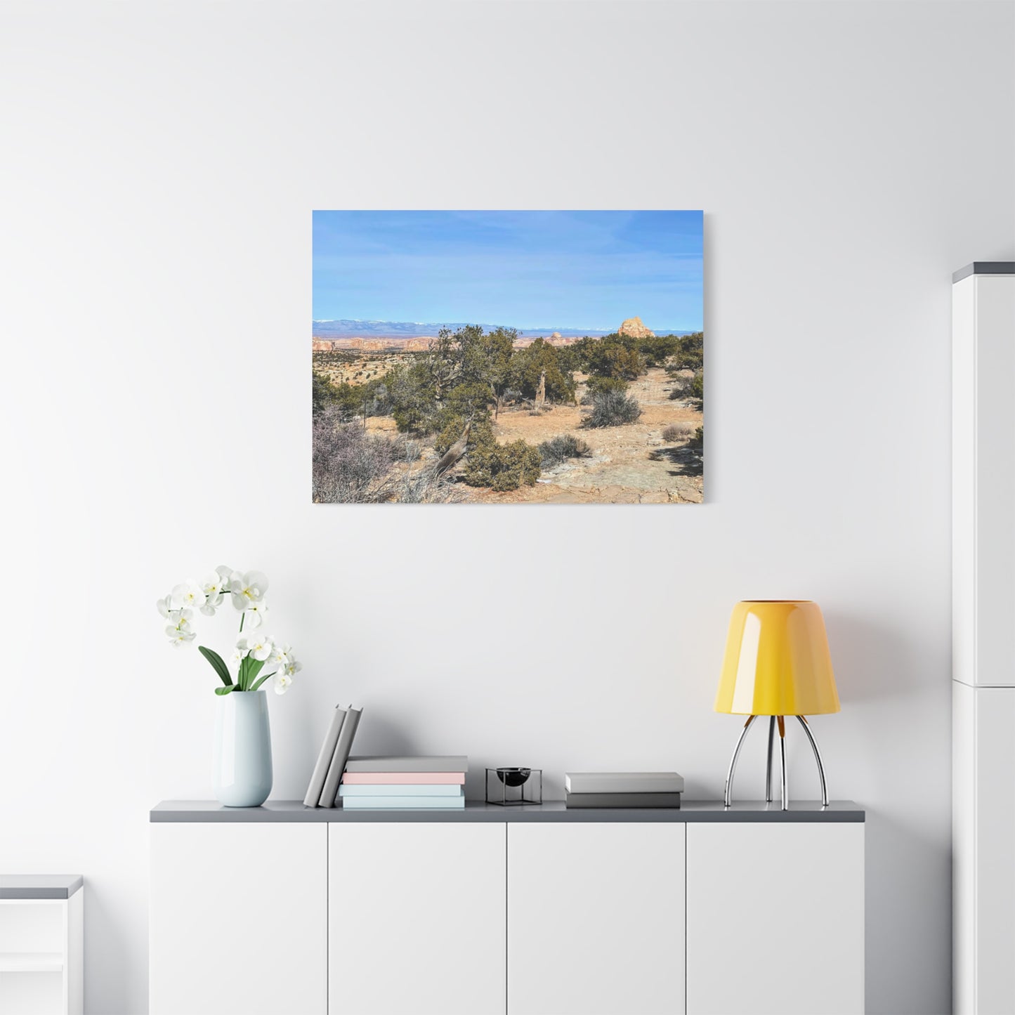 Desert Landscape Canvas Wall Art – 1.25" Matte Stretched Decor for Nature Lovers