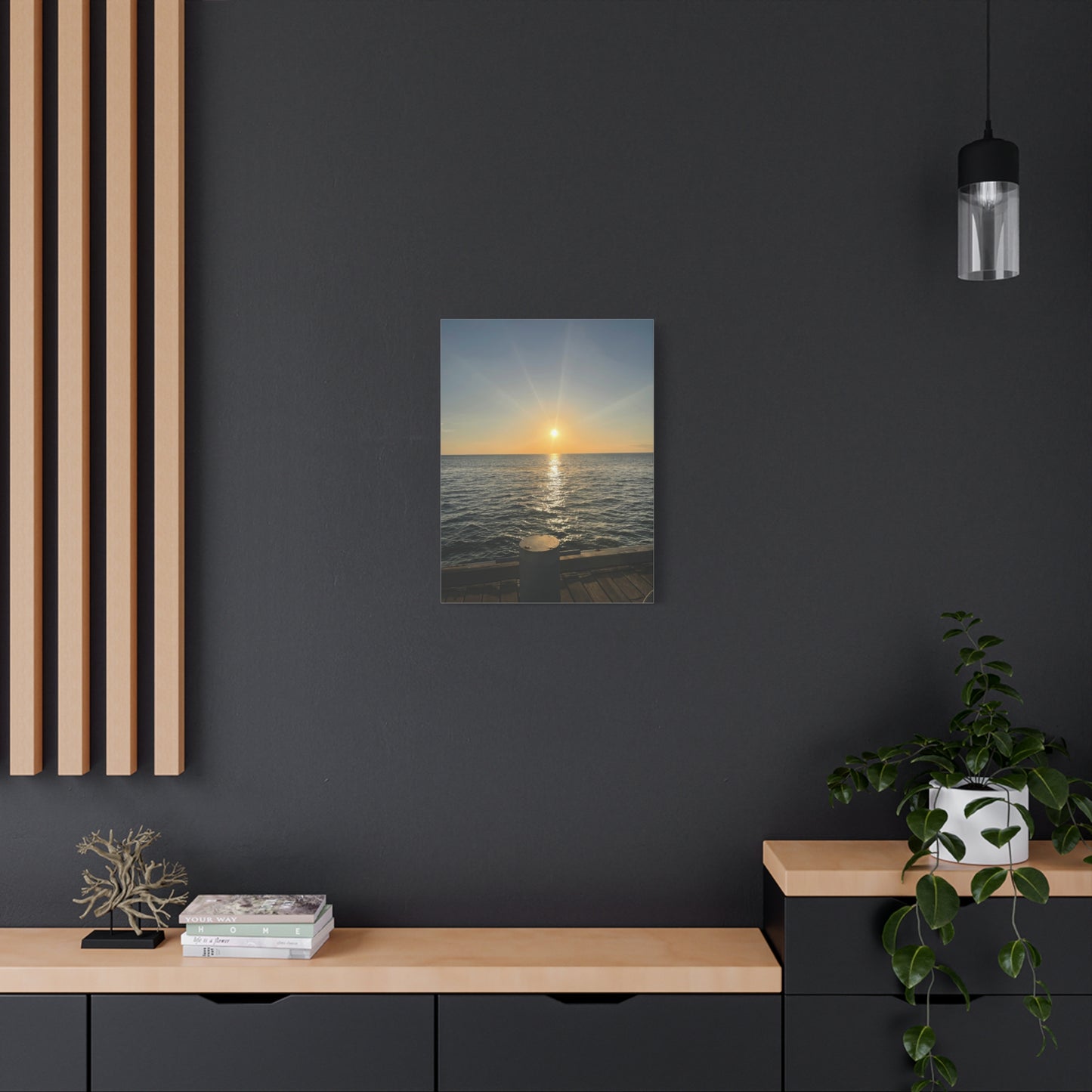 Serene Sunset Canvas Wall Art