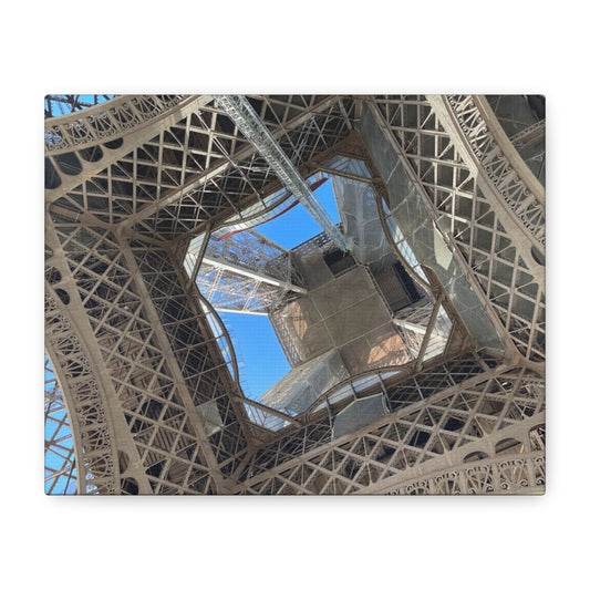 Eiffel Tower Canvas Art Print - Unique Architectural Home Decor