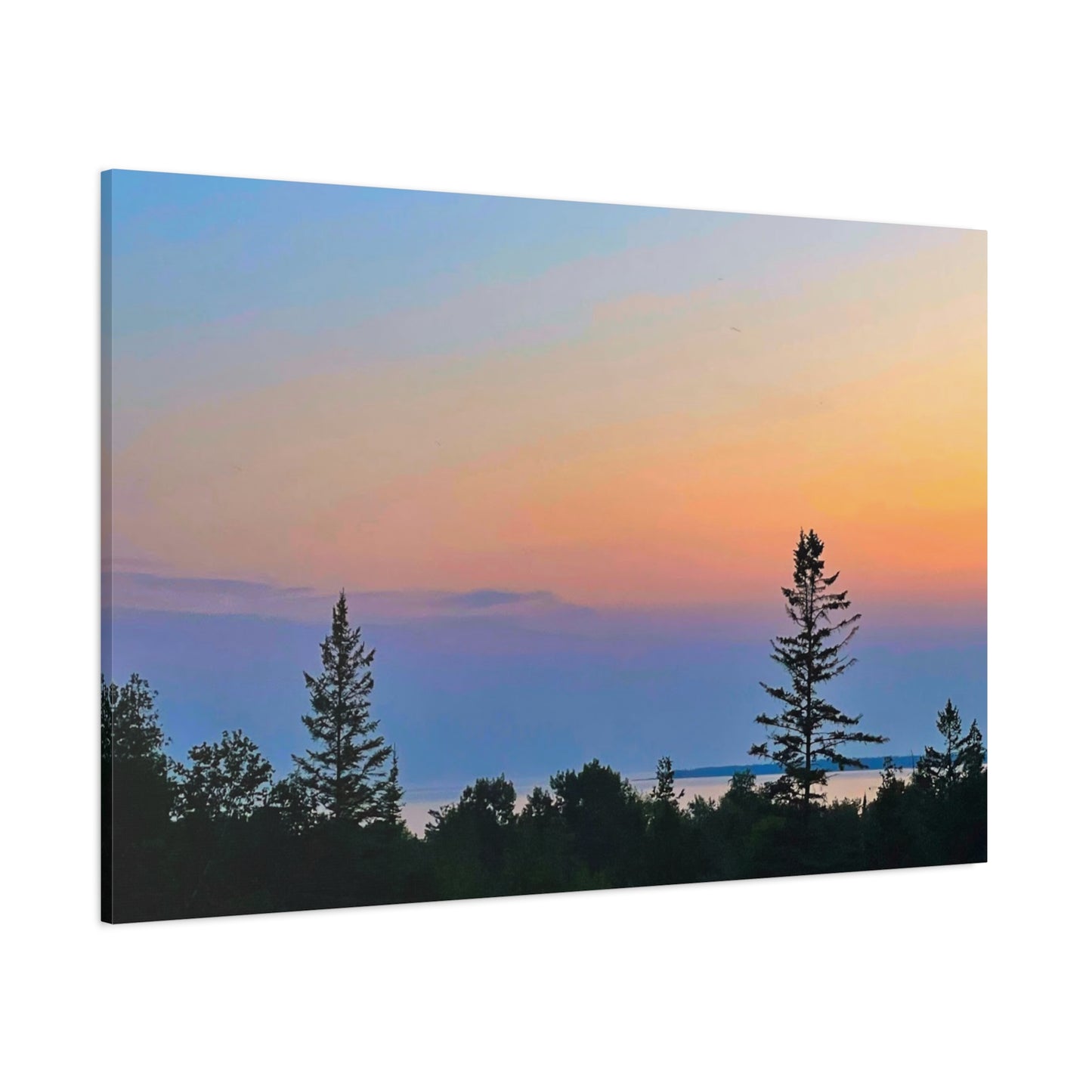 Serene Landscape Canvas Wall Art - Stretched Matte 1.25"