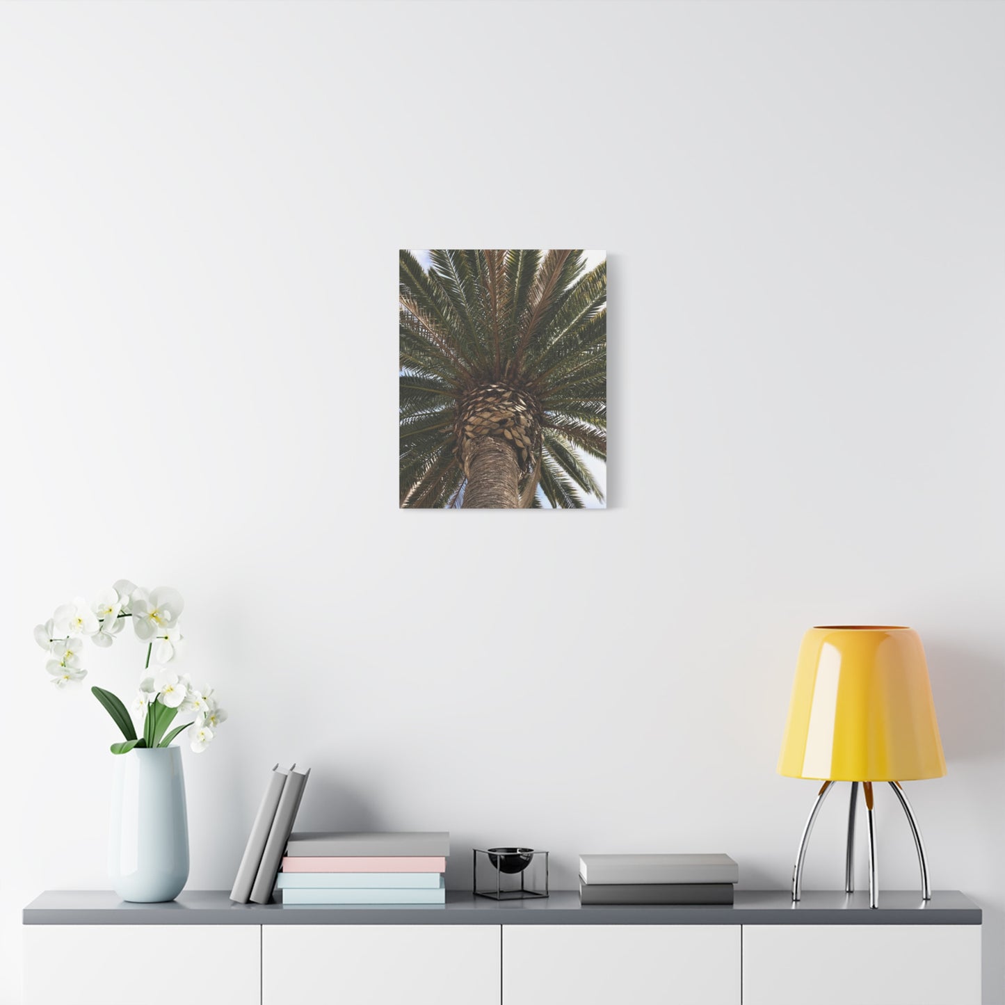 Tropical Palm Tree Canvas Art - Stretched Wall Decor for Home or Office