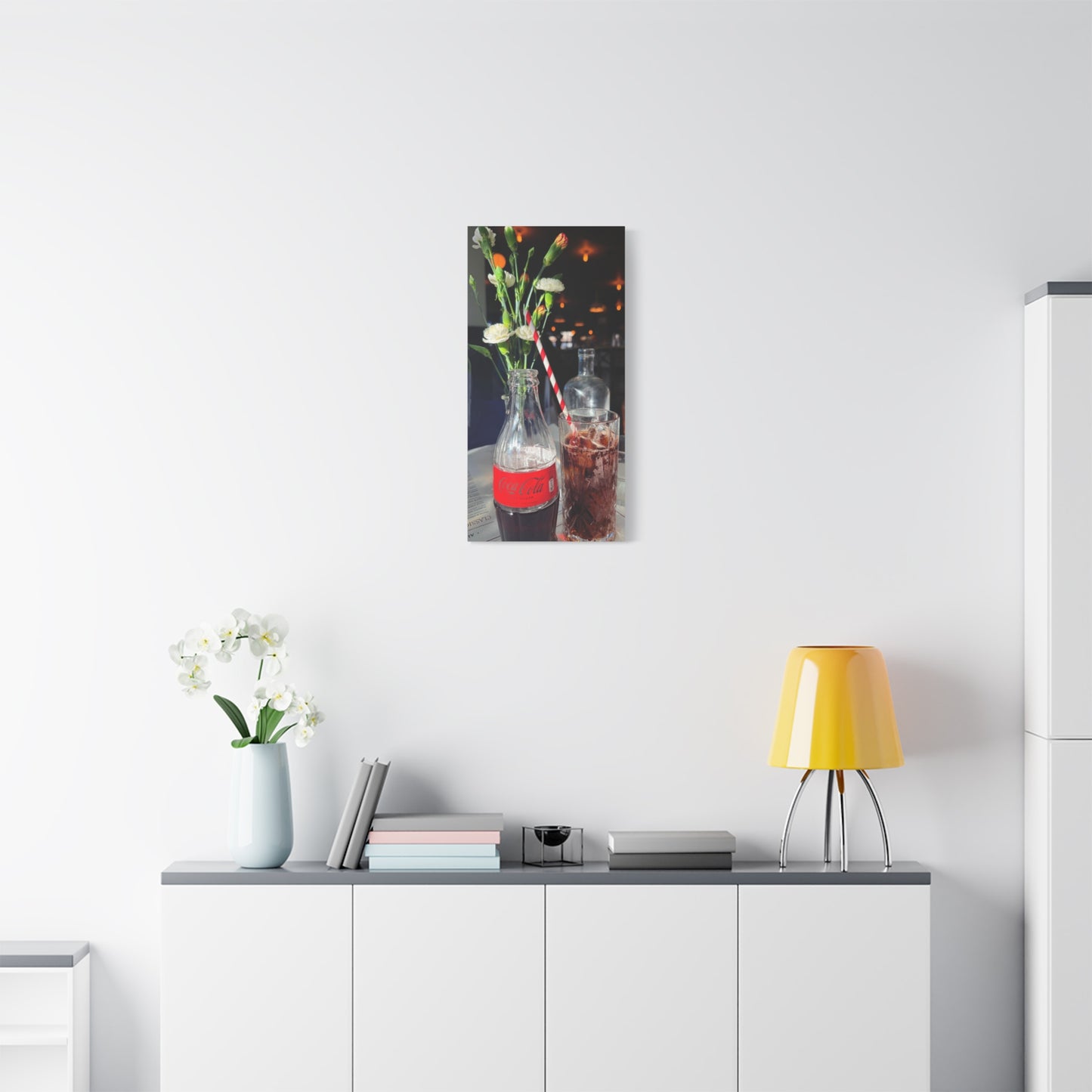 Retro Coca-Cola Canvas Wall Art - 1.25" Stretched Print for Home Decor