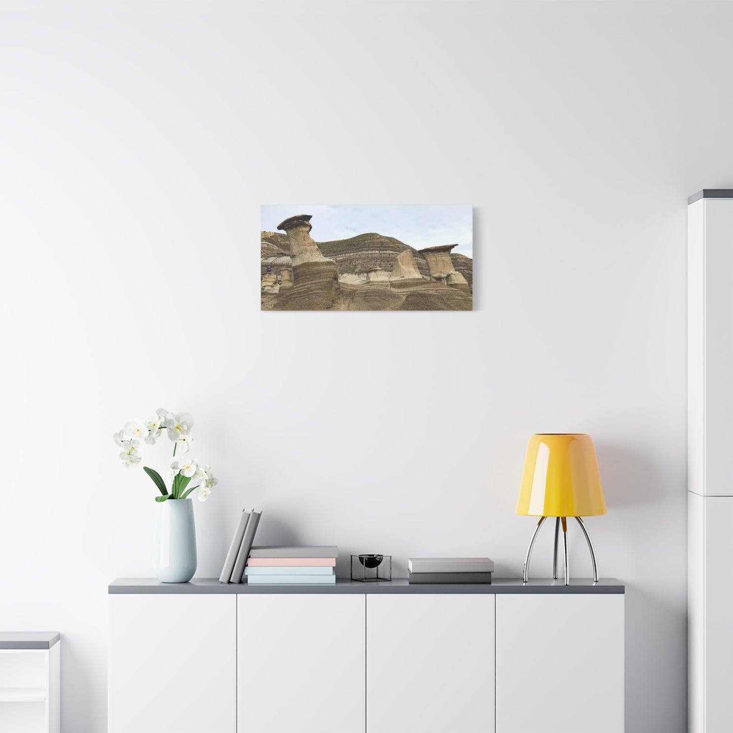 Elegant Landscape Canvas Art - Unique Rock Formations for Nature Lovers