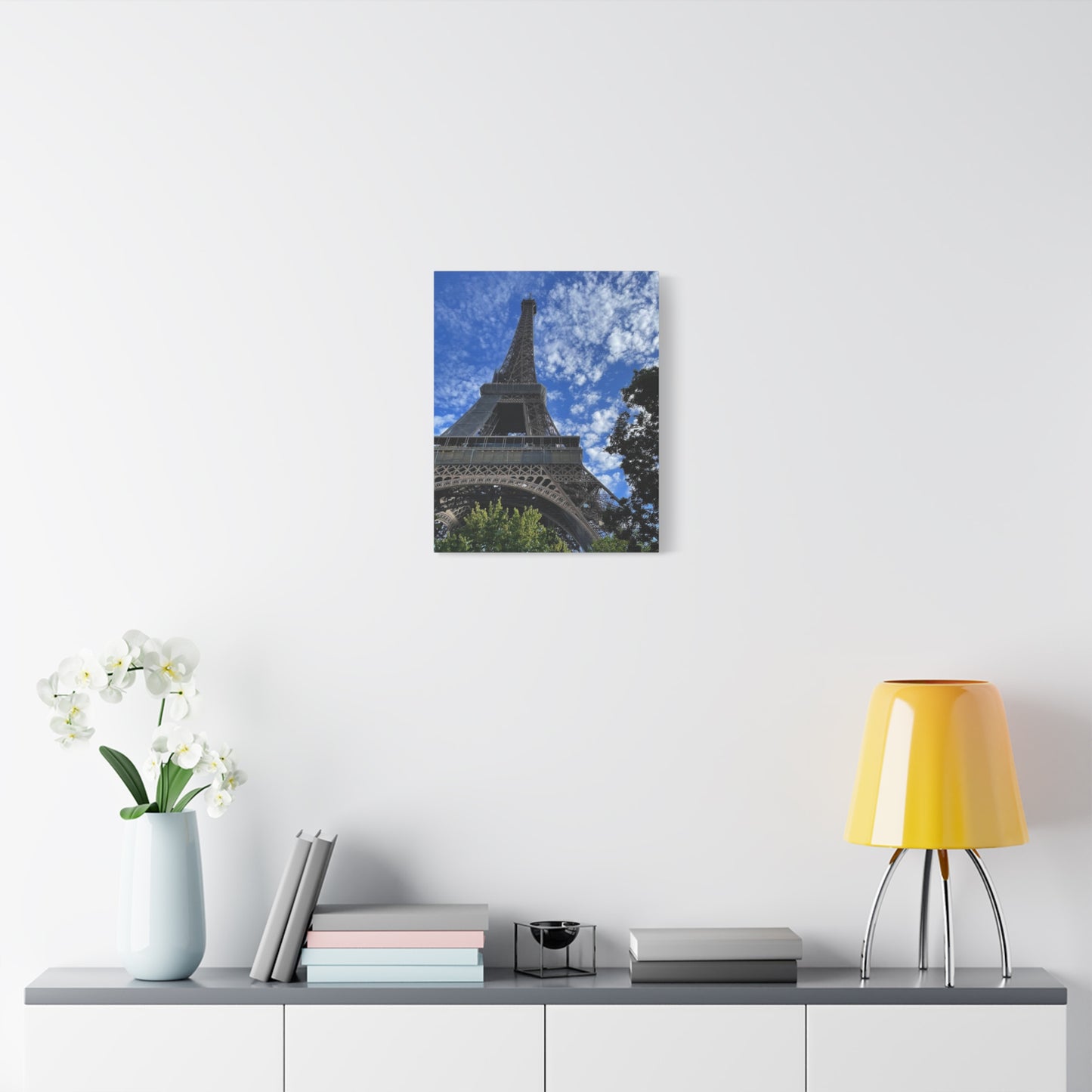 Eiffel Tower Canvas Wall Art – Stretched Matte Print for Paris Lovers