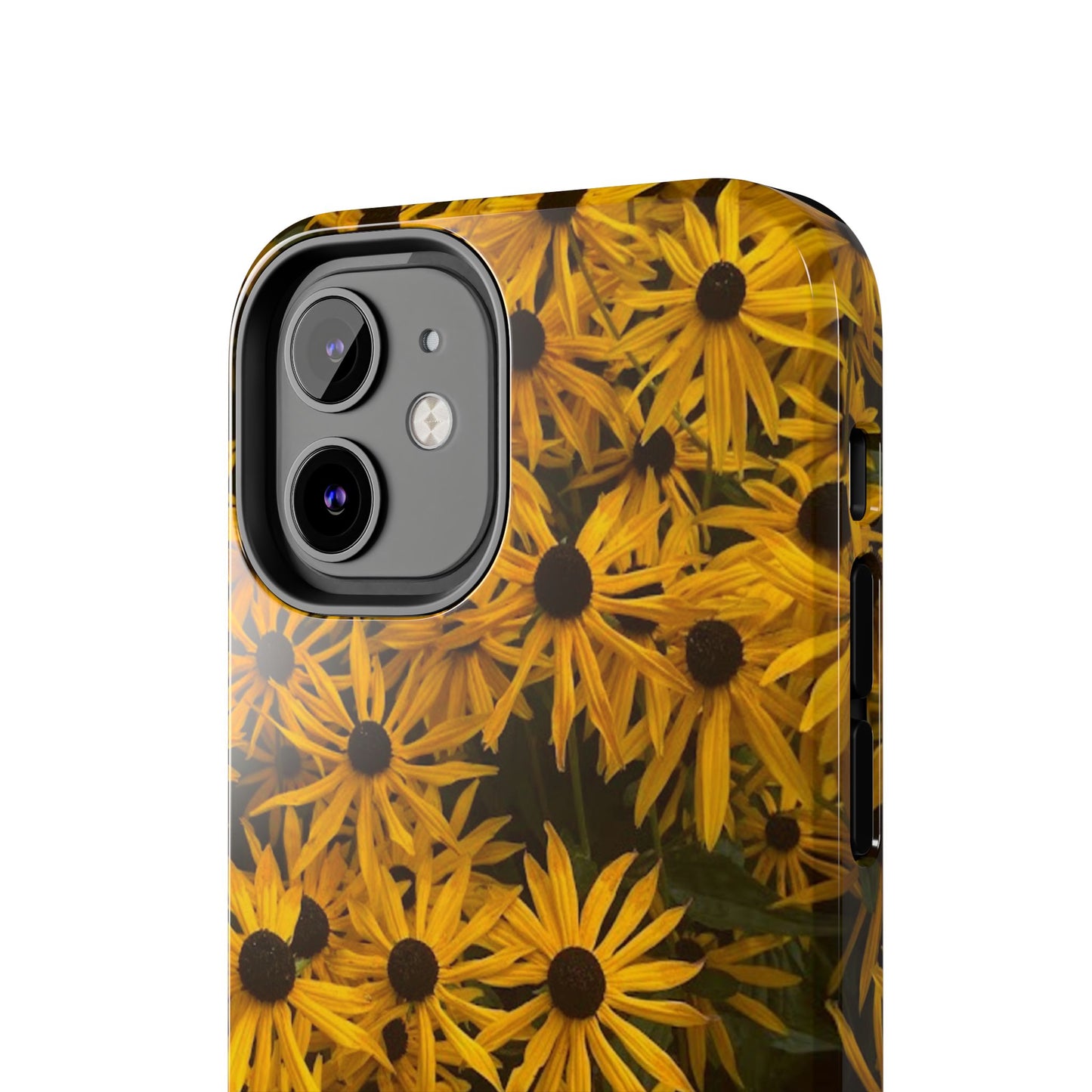 Vibrant Floral Tough Phone Case – Durable Protection with a Sunny Yellow Flower Design