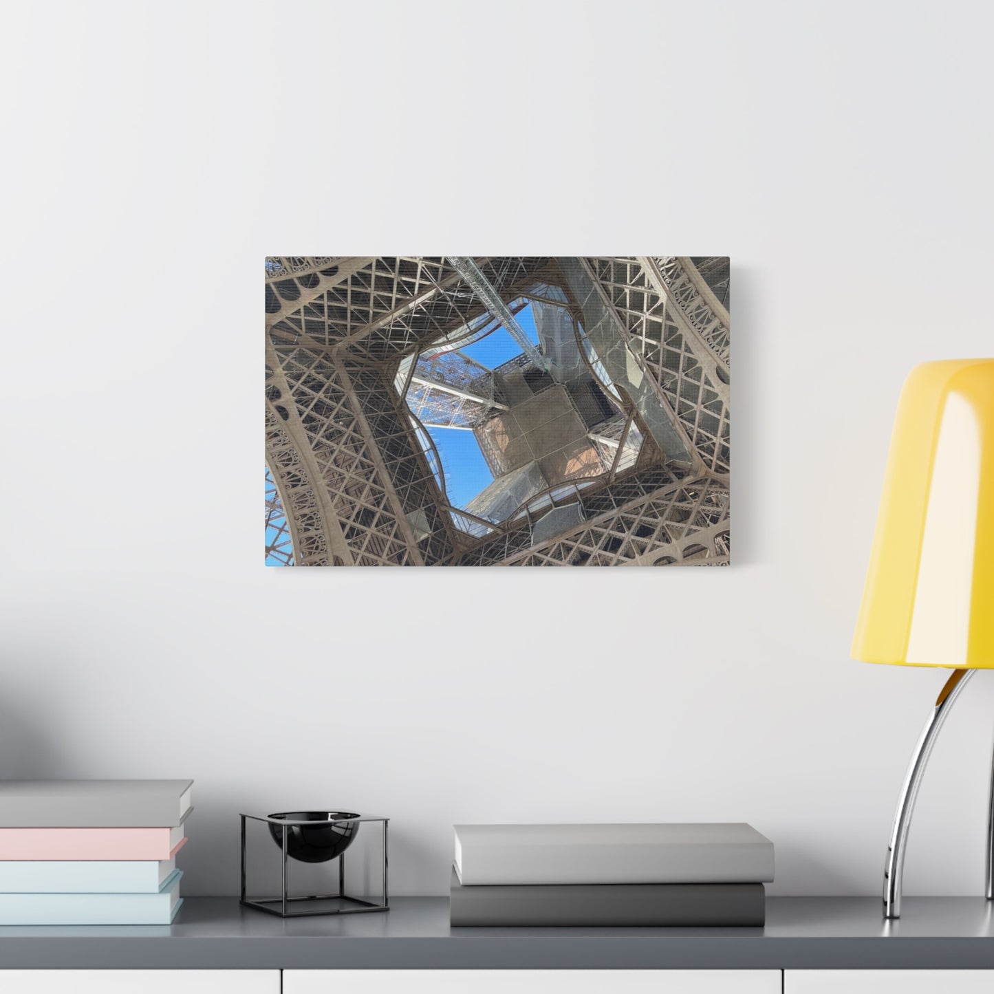 Eiffel Tower Canvas Art Print - Unique Architectural Home Decor