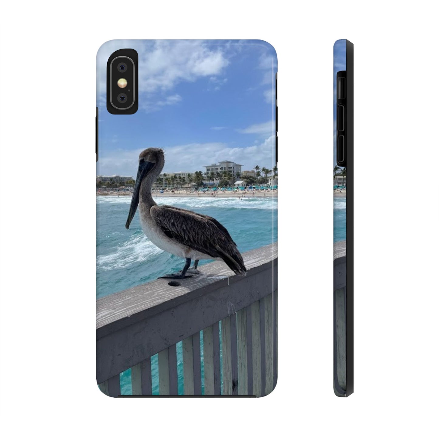 Coastal Pelican Tough Phone Cases - Durable Protection with Ocean Vibe