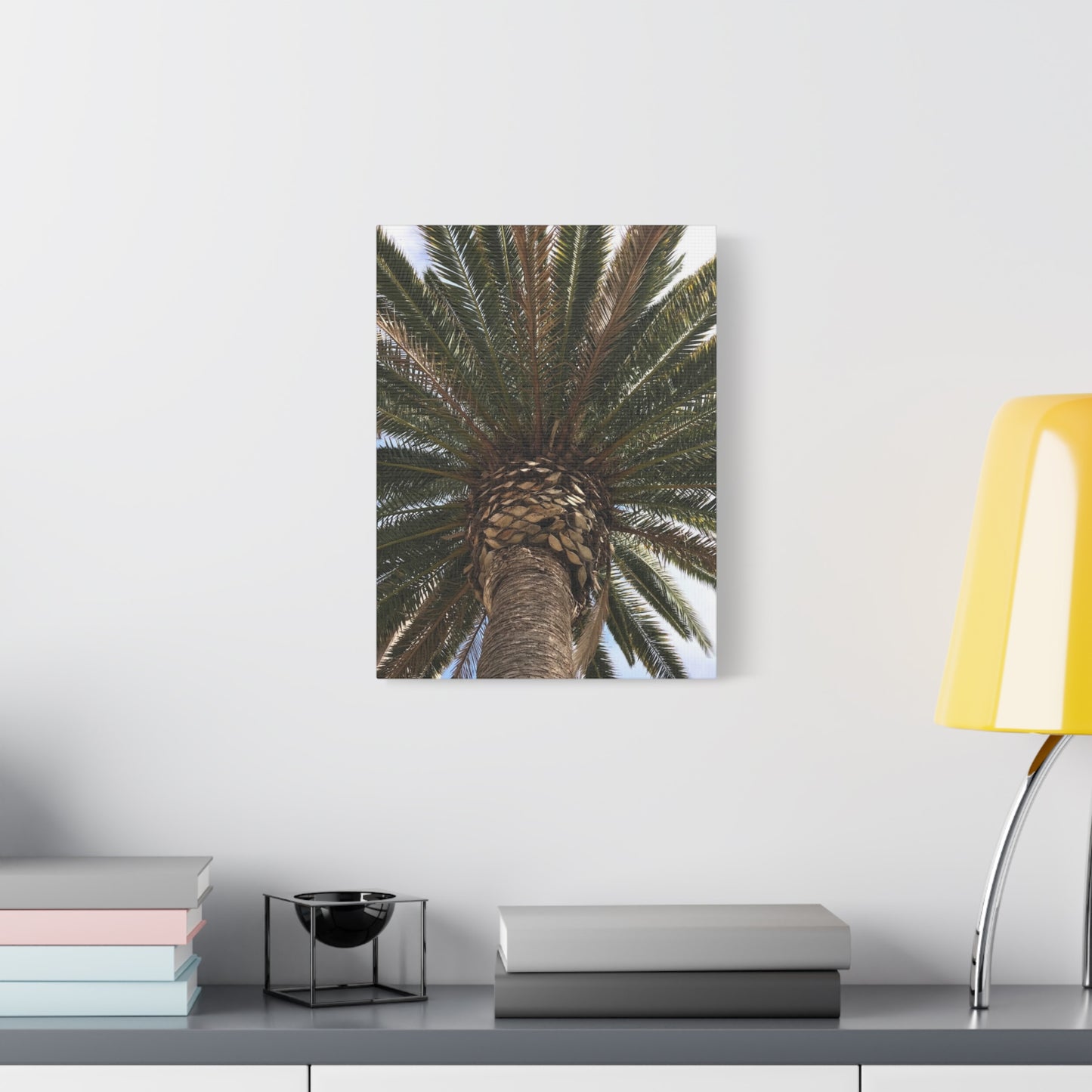 Tropical Palm Tree Canvas Art - Stretched Wall Decor for Home or Office