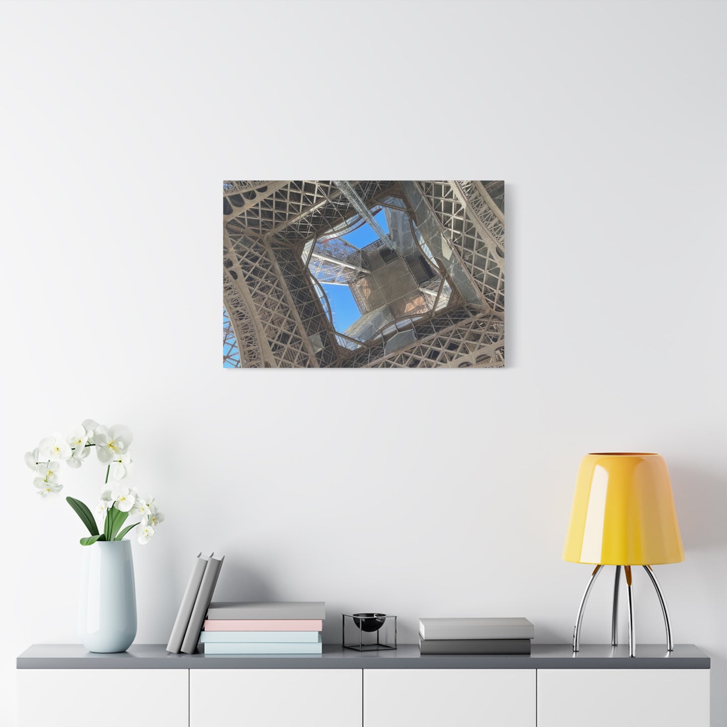 Eiffel Tower Canvas Art Print - Unique Architectural Home Decor