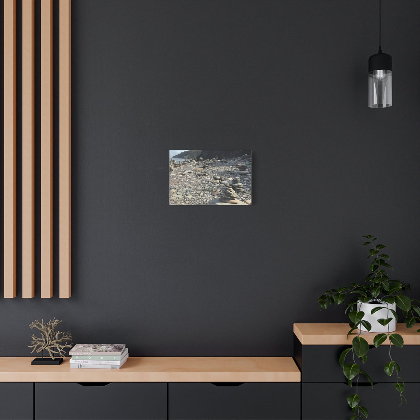 Peaceful Rock Stack Art Canvas - Nature-Inspired Wall Decor