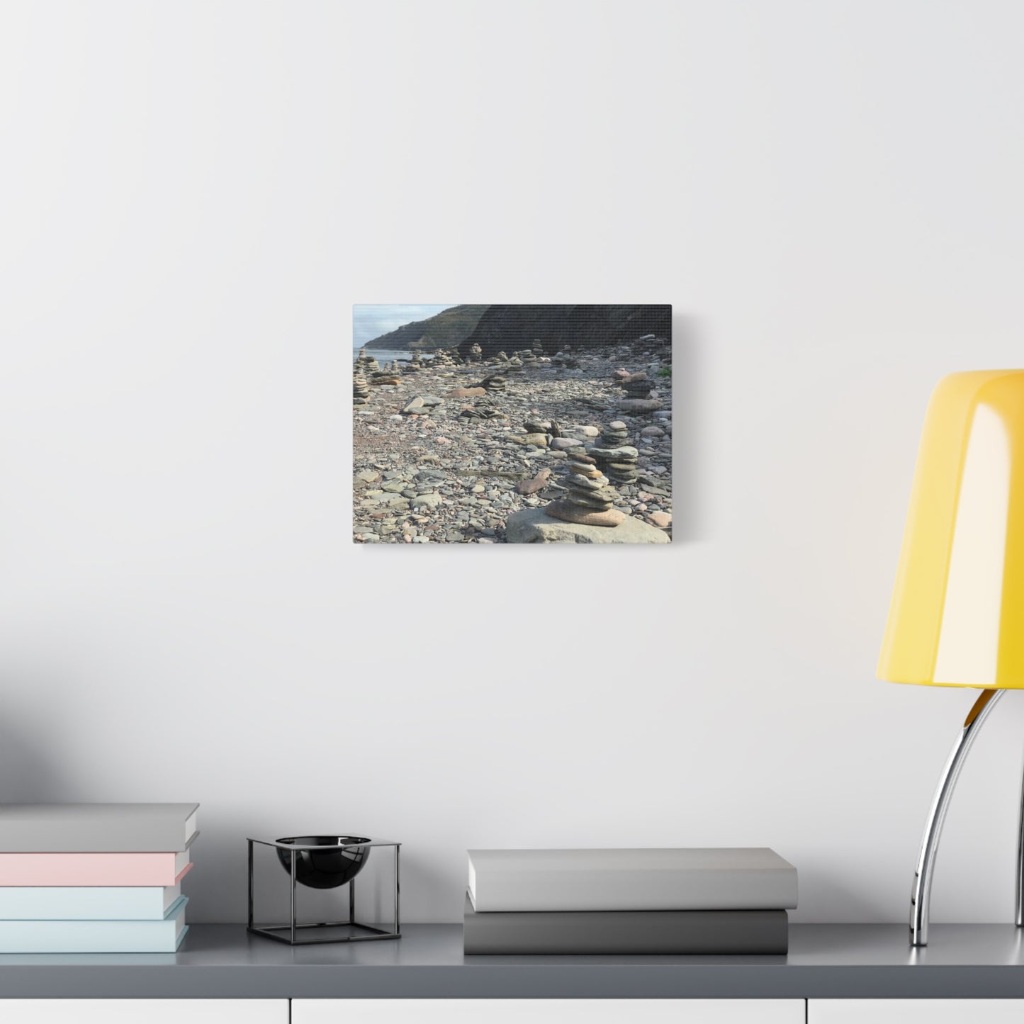Peaceful Rock Stack Art Canvas - Nature-Inspired Wall Decor