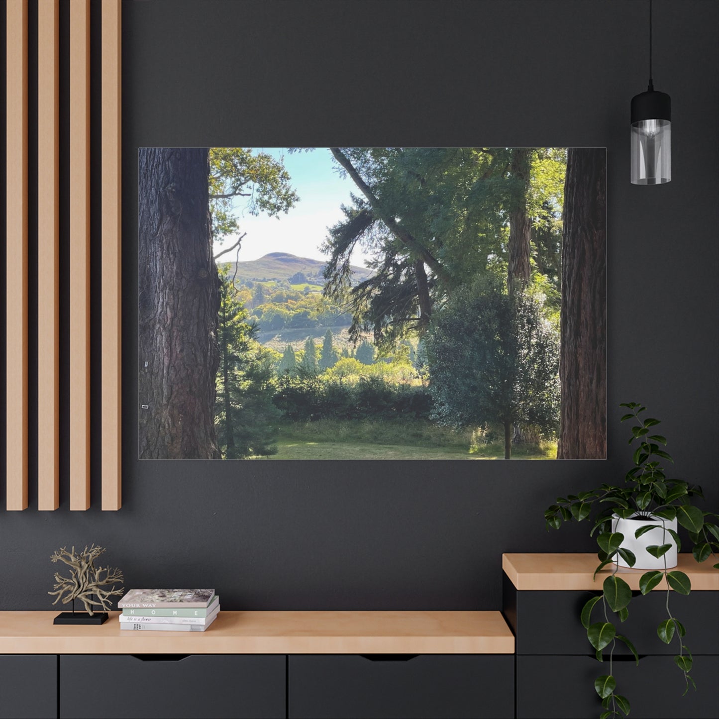 Nature-Inspired Matte Canvas Wall Art - Scenic Landscape Decor