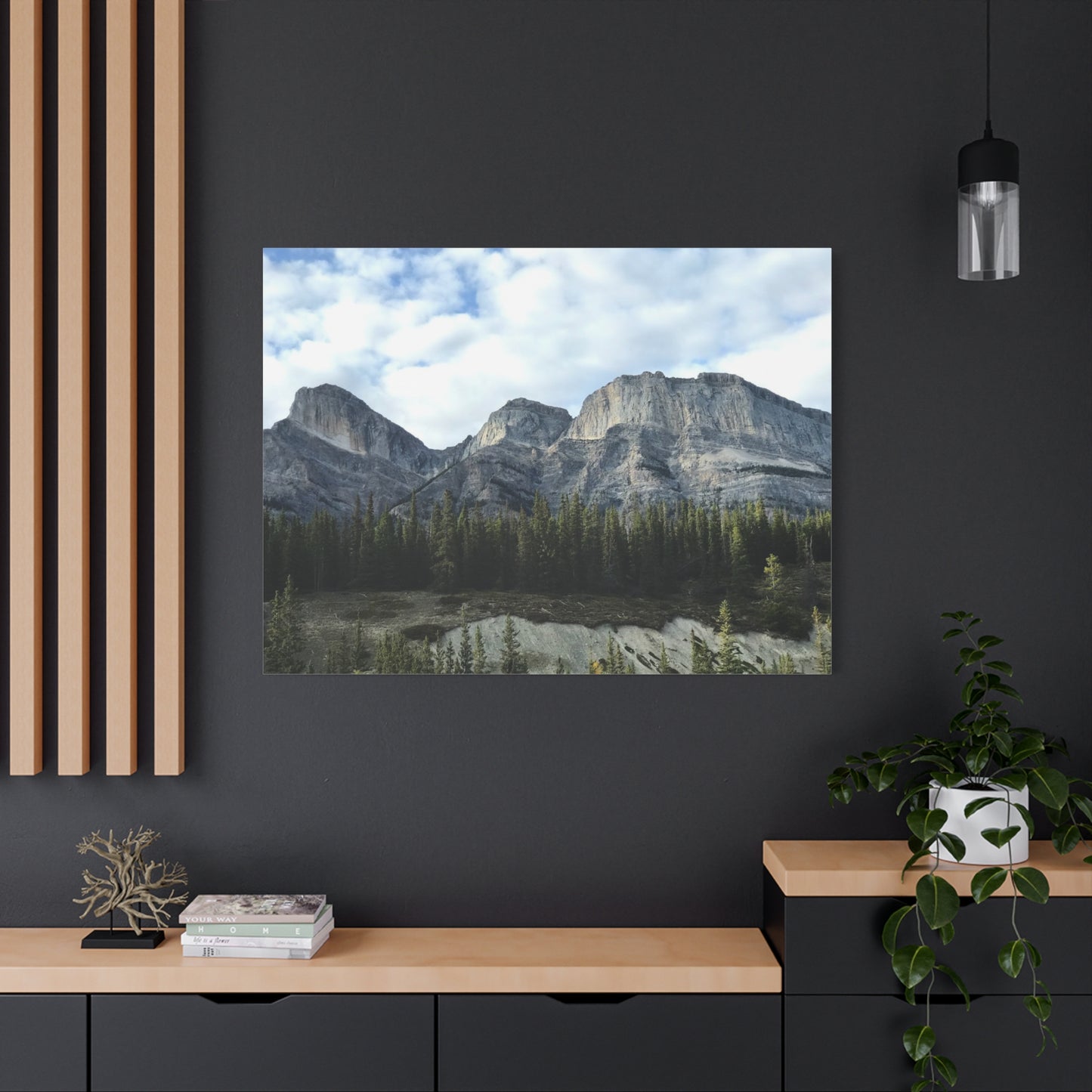 Mountain Landscape Canvas Wall Art