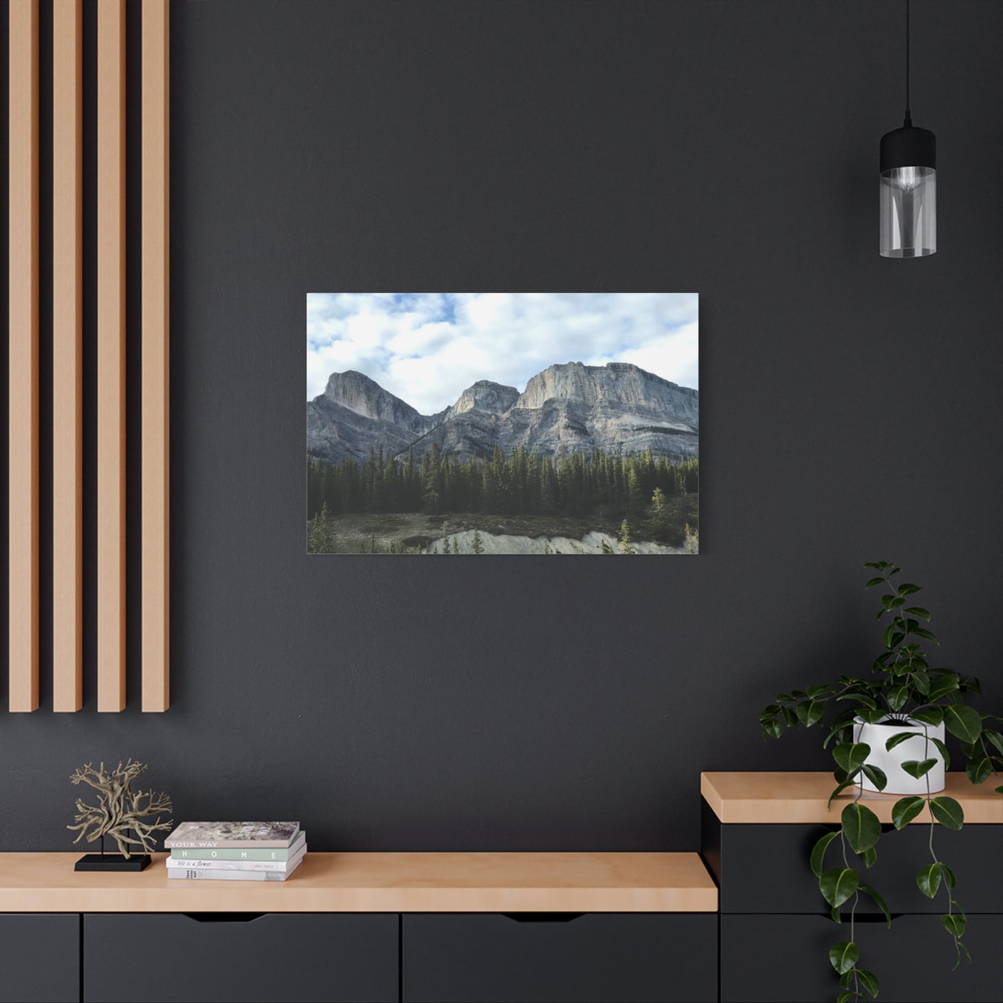 Mountain Landscape Canvas Wall Art