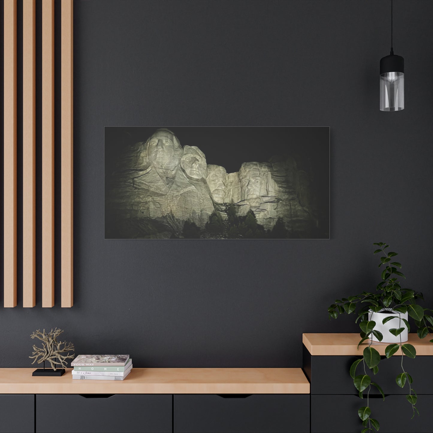 Mount Rushmore Matte Canvas Wall Art - Stretched, 1.25"