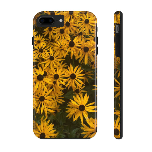 Vibrant Floral Tough Phone Case – Durable Protection with a Sunny Yellow Flower Design