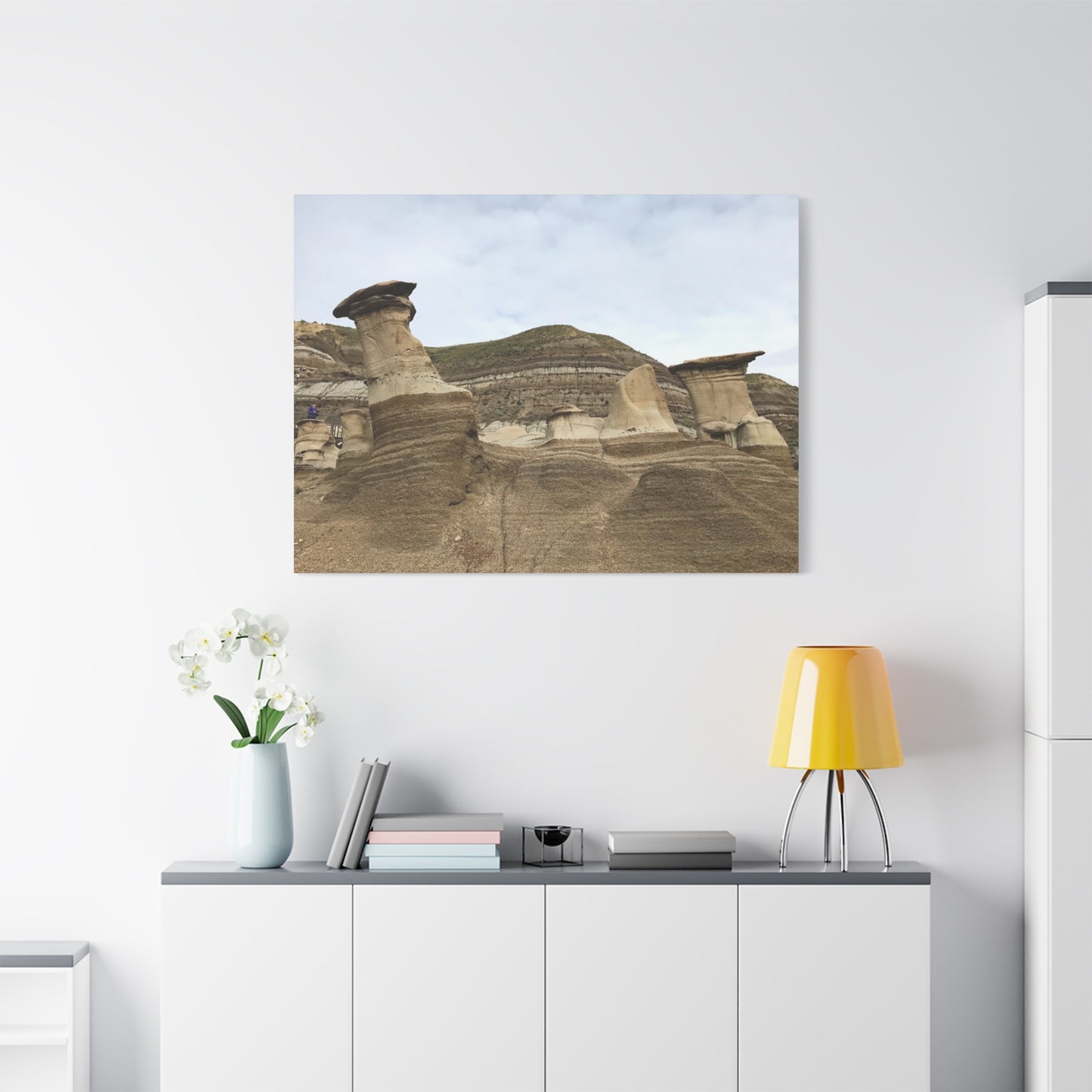 Elegant Landscape Canvas Art - Unique Rock Formations for Nature Lovers