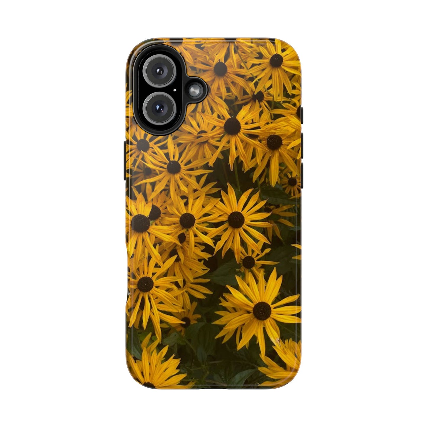 Vibrant Floral Tough Phone Case – Durable Protection with a Sunny Yellow Flower Design