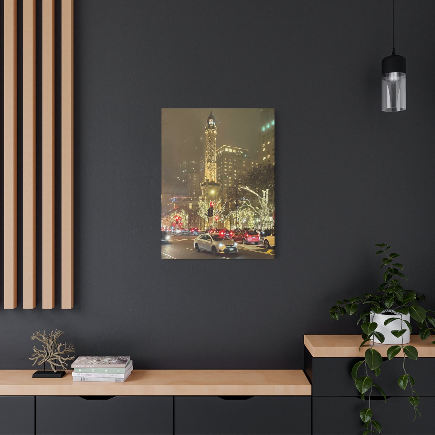 City Lights Wall Art - Water Tower
