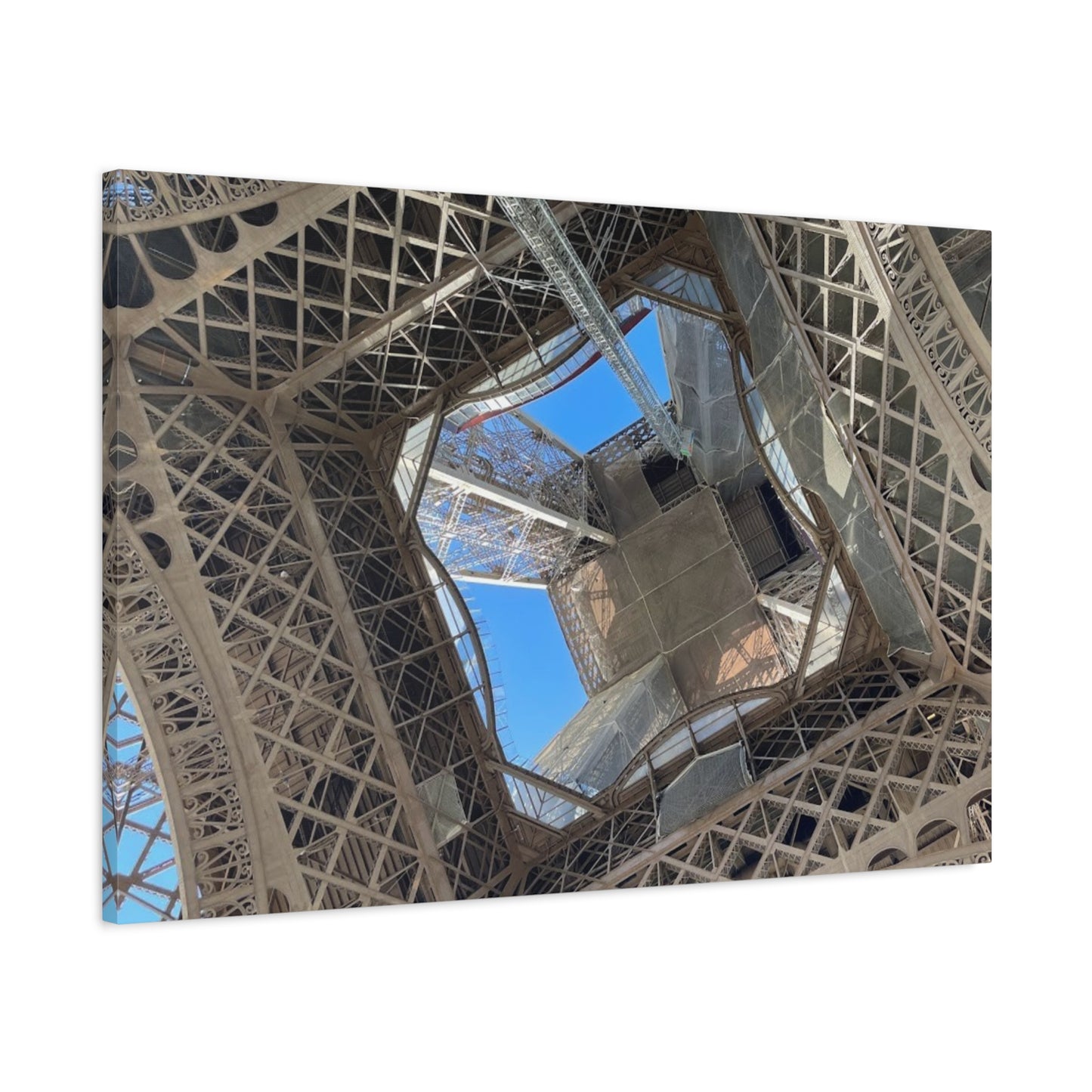 Eiffel Tower Canvas Art Print - Unique Architectural Home Decor