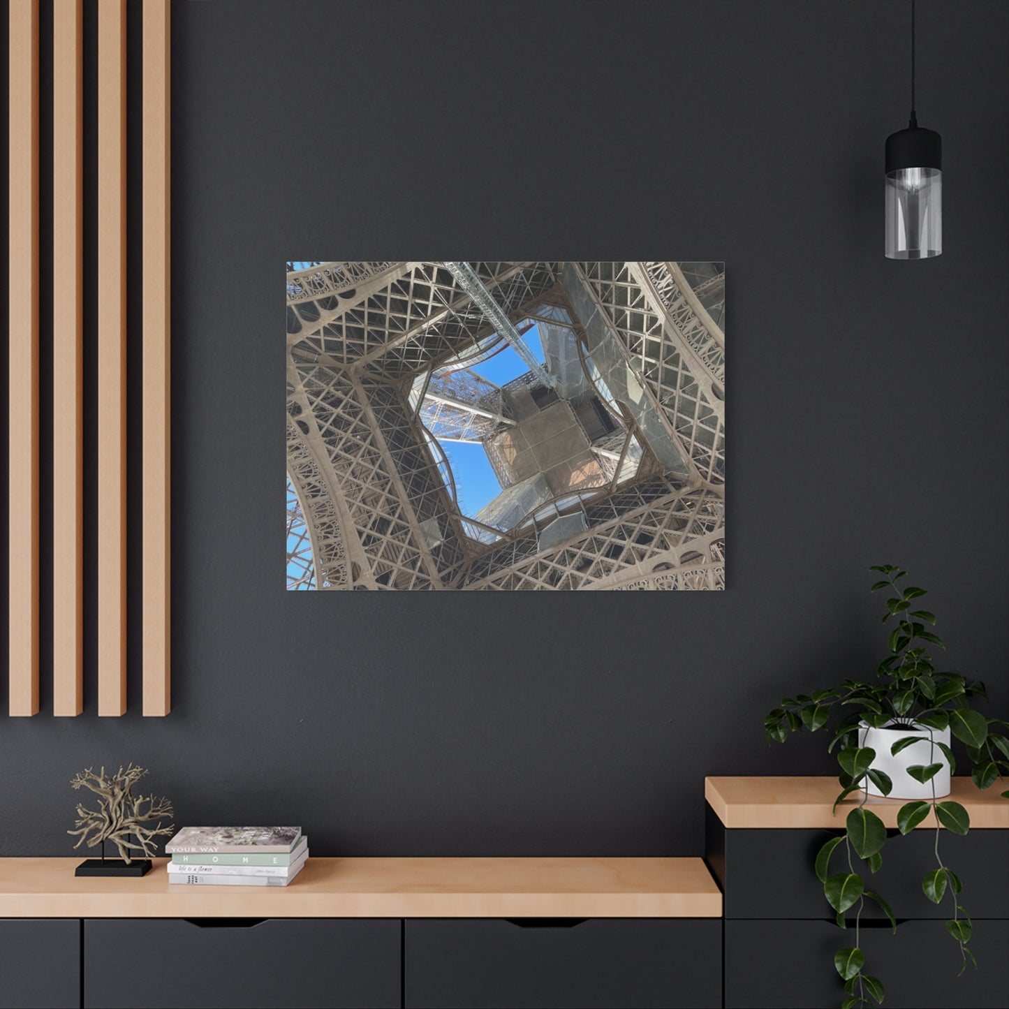 Eiffel Tower Canvas Art Print - Unique Architectural Home Decor
