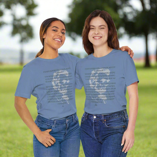 Lincoln's Gettysburg Address Unisex Jersey Short Sleeve Tee with Text Design