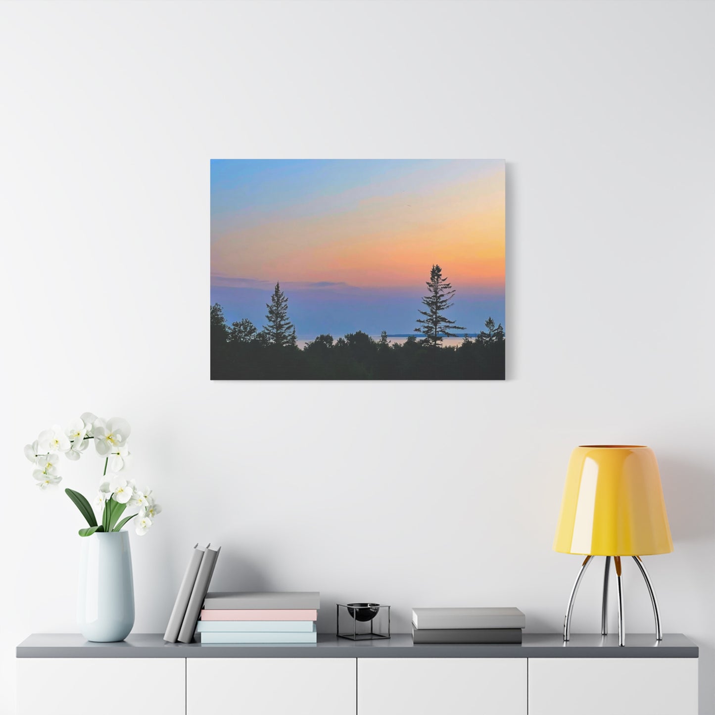 Serene Landscape Canvas Wall Art - Stretched Matte 1.25"