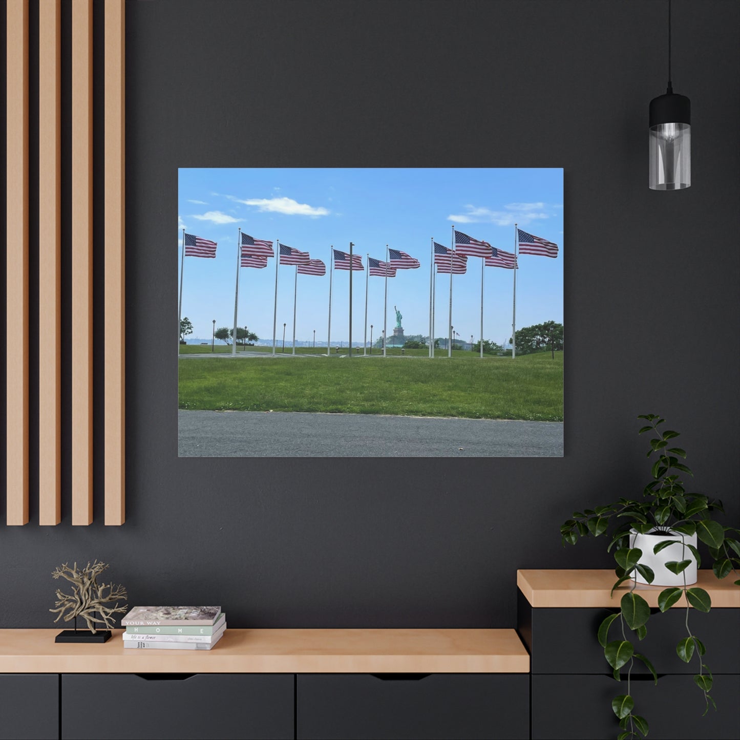Statue of Liberty Canvas Wall Art - Patriotic Decor
