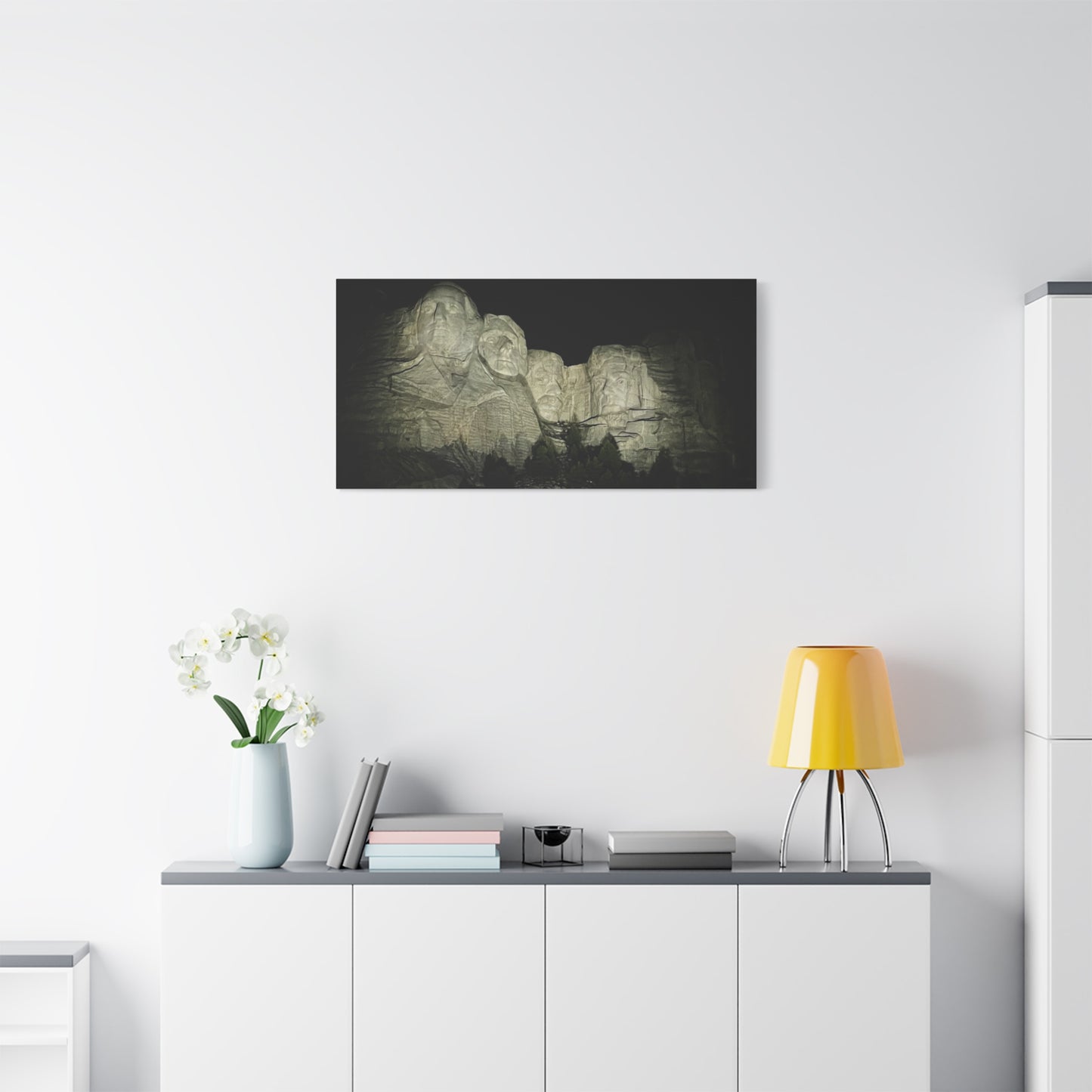 Mount Rushmore Matte Canvas Wall Art - Stretched, 1.25"