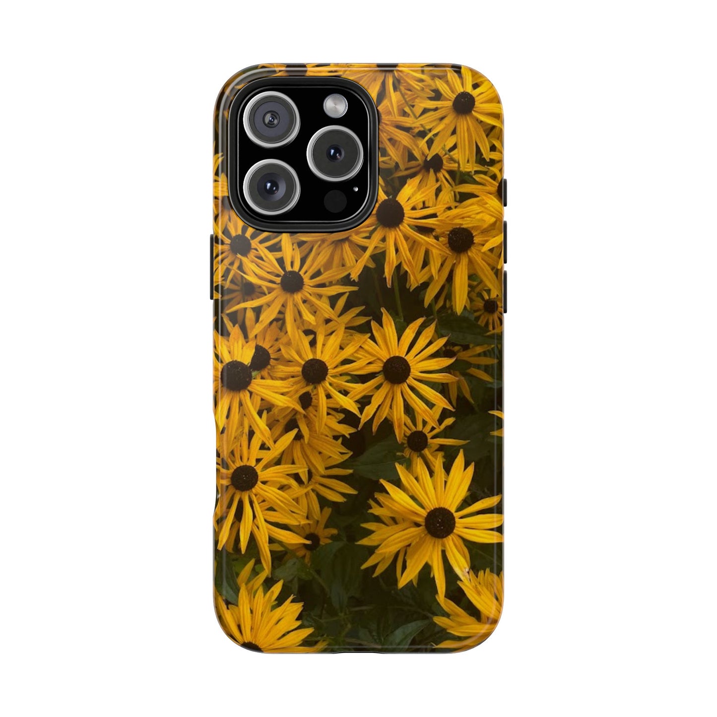 Vibrant Floral Tough Phone Case – Durable Protection with a Sunny Yellow Flower Design