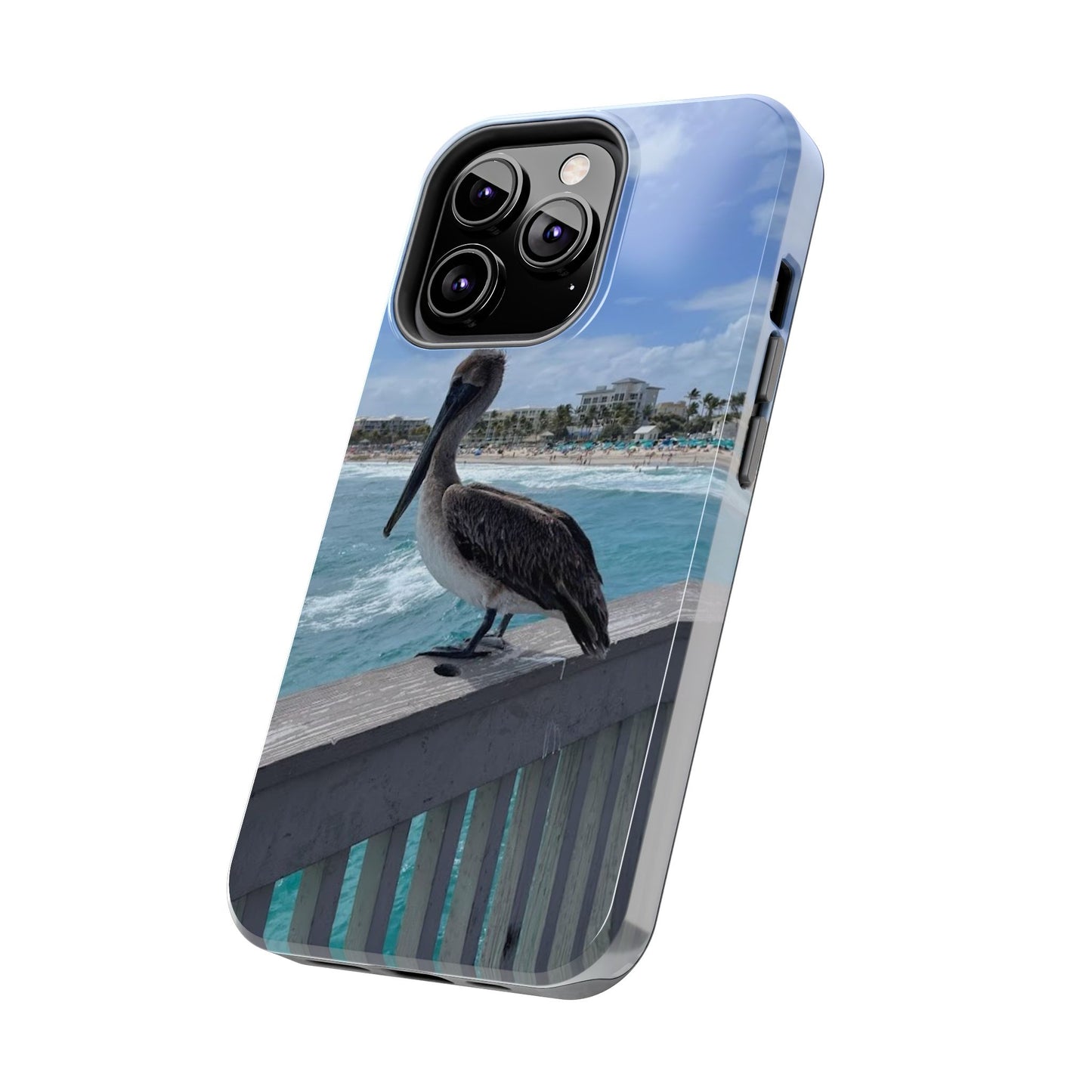 Coastal Pelican Tough Phone Cases - Durable Protection with Ocean Vibe