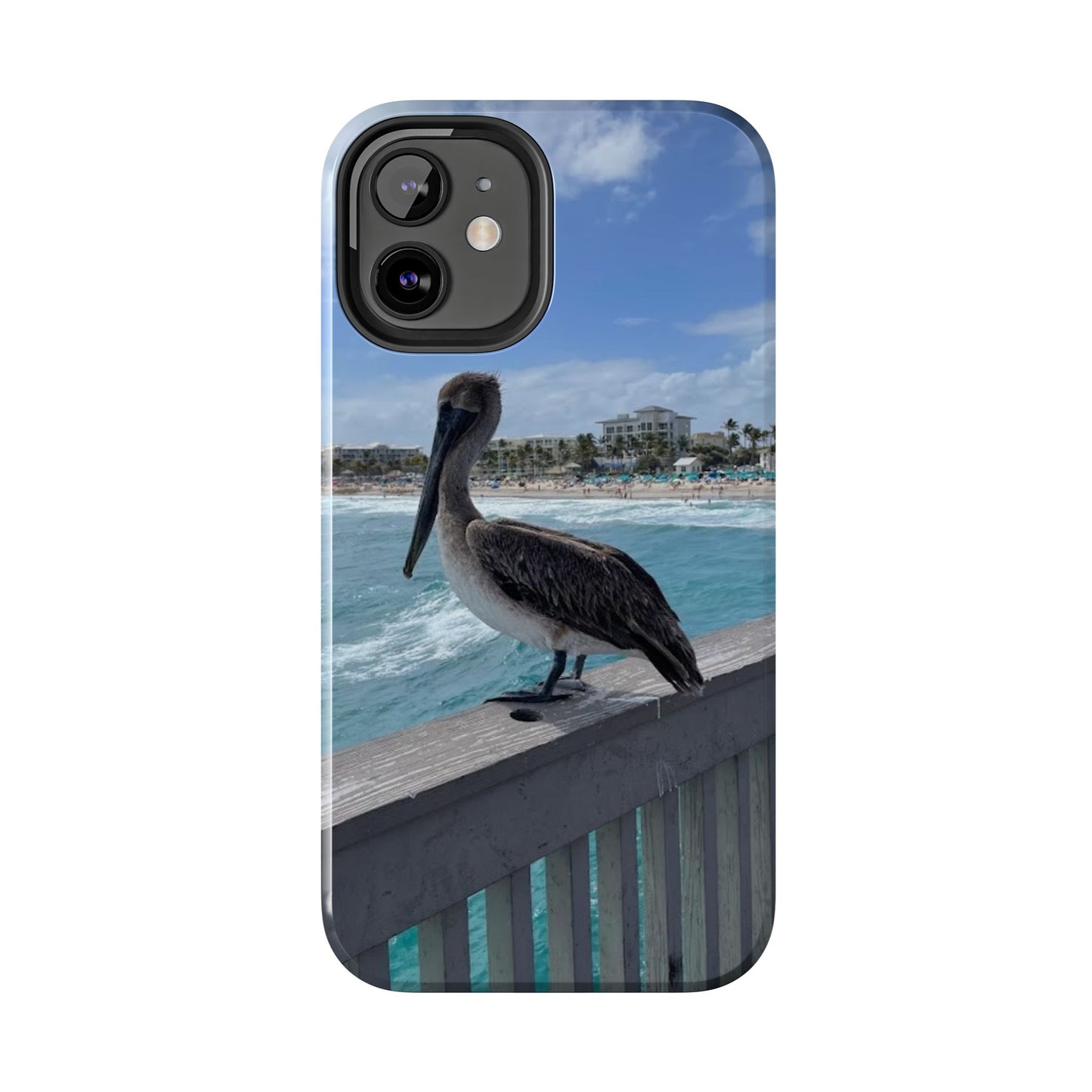 Coastal Pelican Tough Phone Cases - Durable Protection with Ocean Vibe