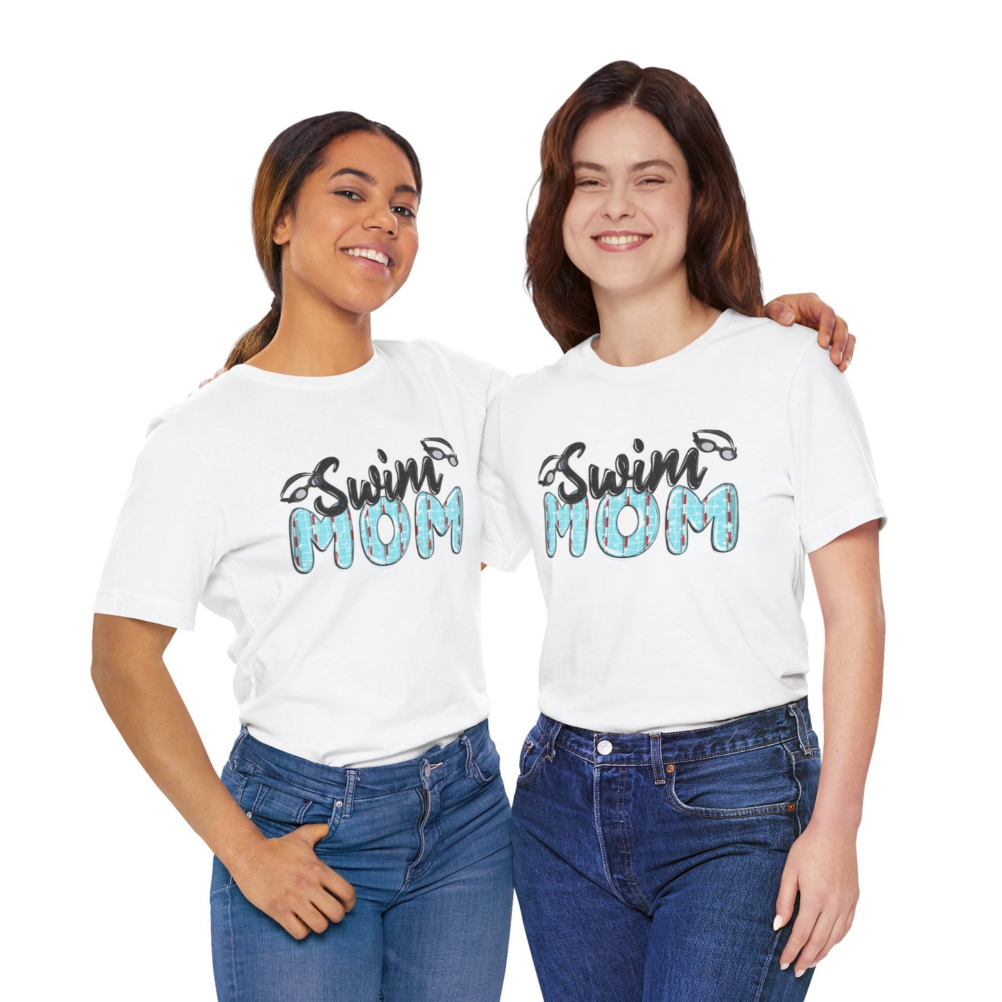 Swim Mom Unisex Jersey Tee - Perfect Gift for Aquatic Enthusiasts