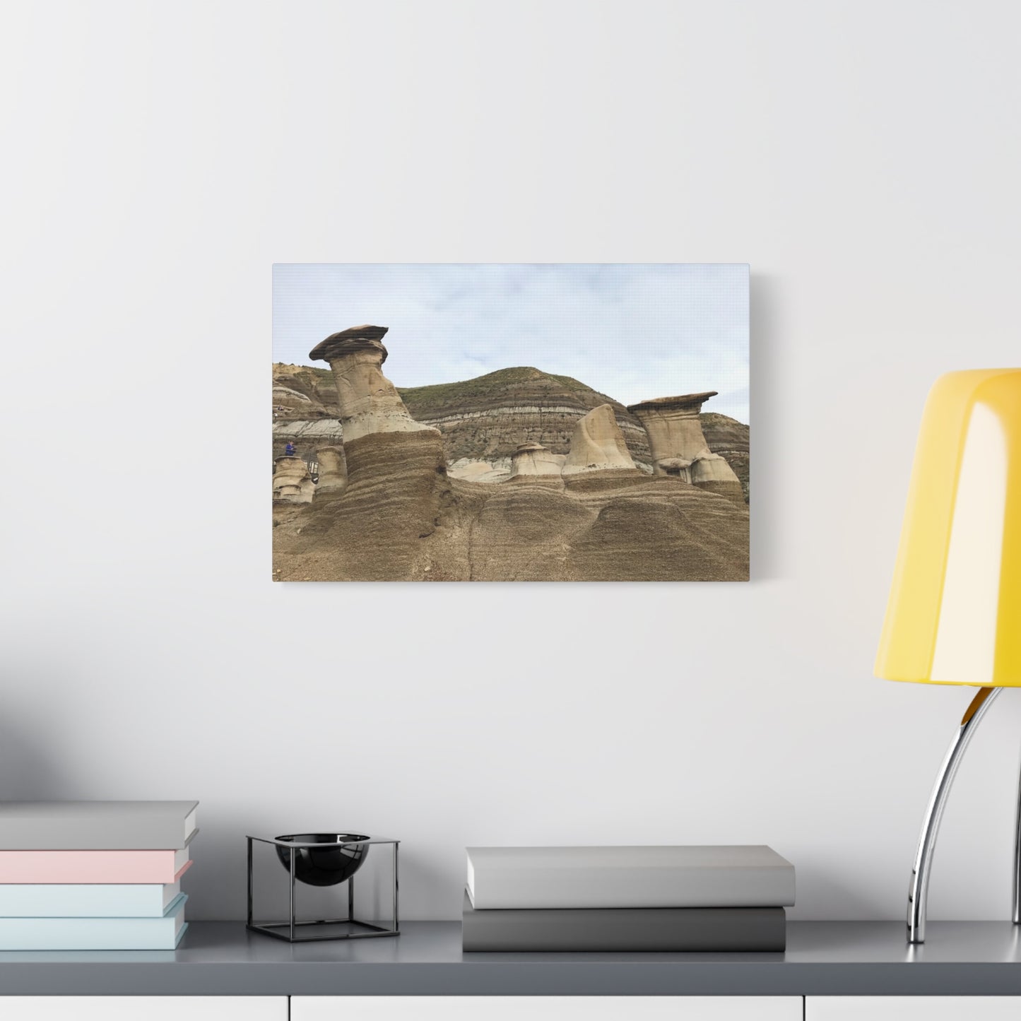 Elegant Landscape Canvas Art - Unique Rock Formations for Nature Lovers