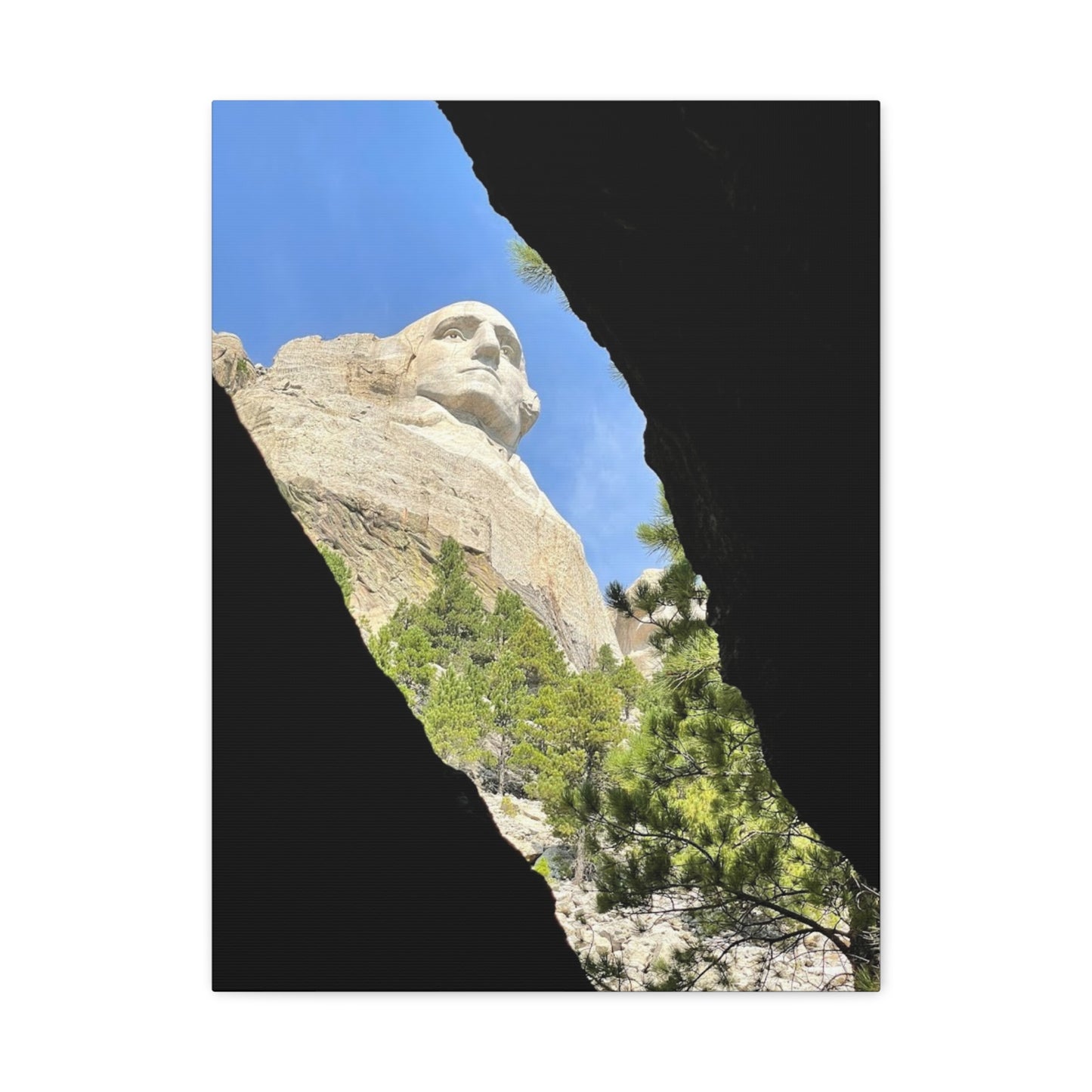 Mount Rushmore Matte Canvas Wall Art - Nature & History Decor