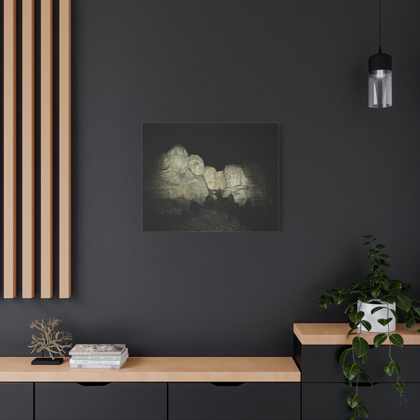 Mount Rushmore Matte Canvas Wall Art - Stretched, 1.25"