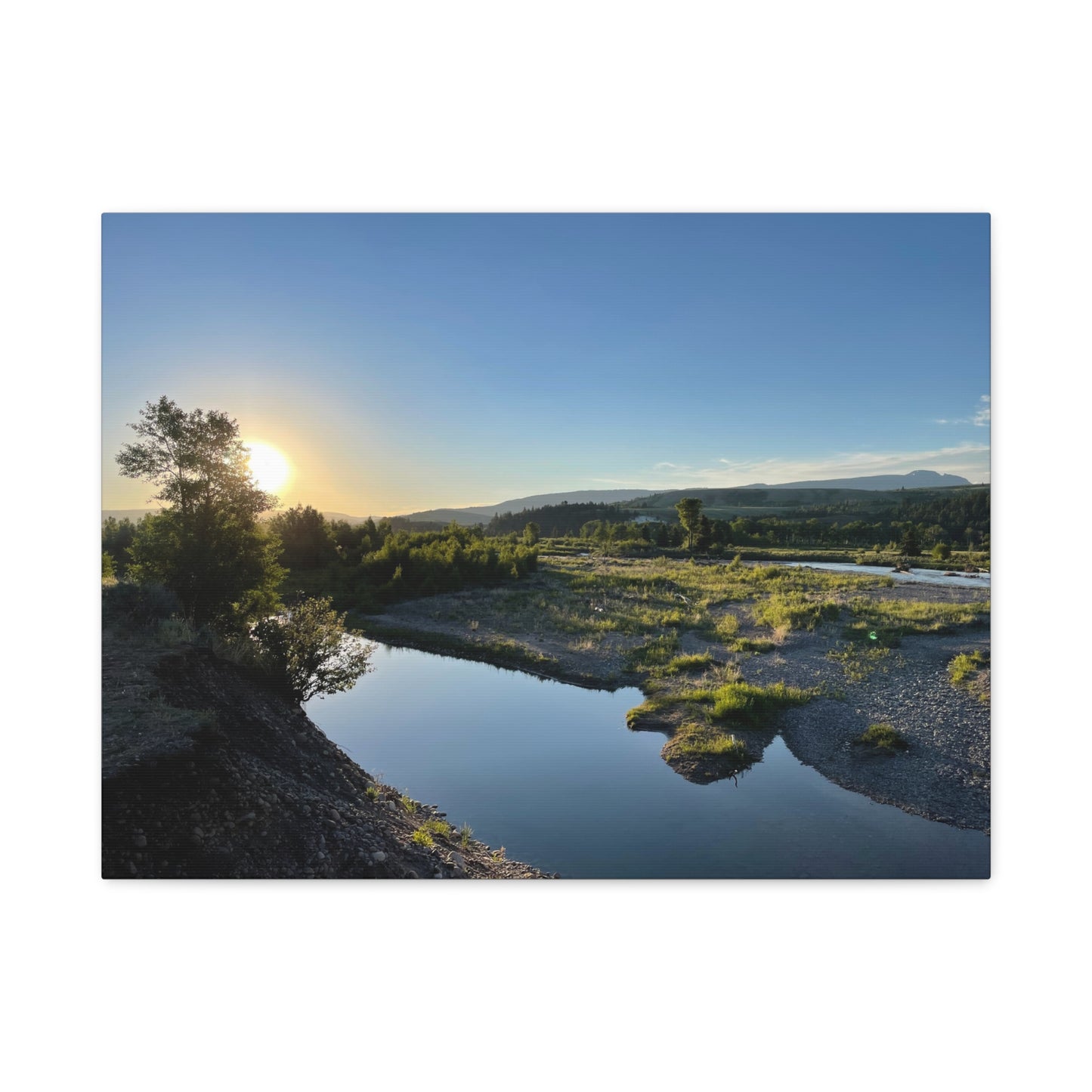 Serene Landscape Matte Canvas Wall Art