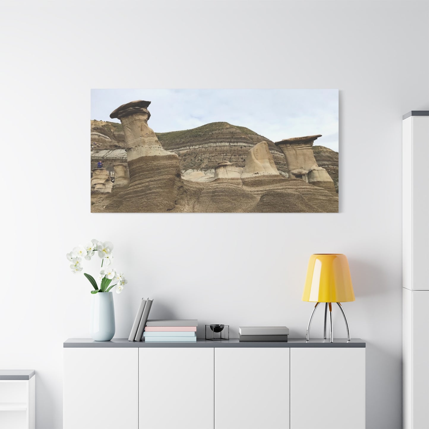 Elegant Landscape Canvas Art - Unique Rock Formations for Nature Lovers