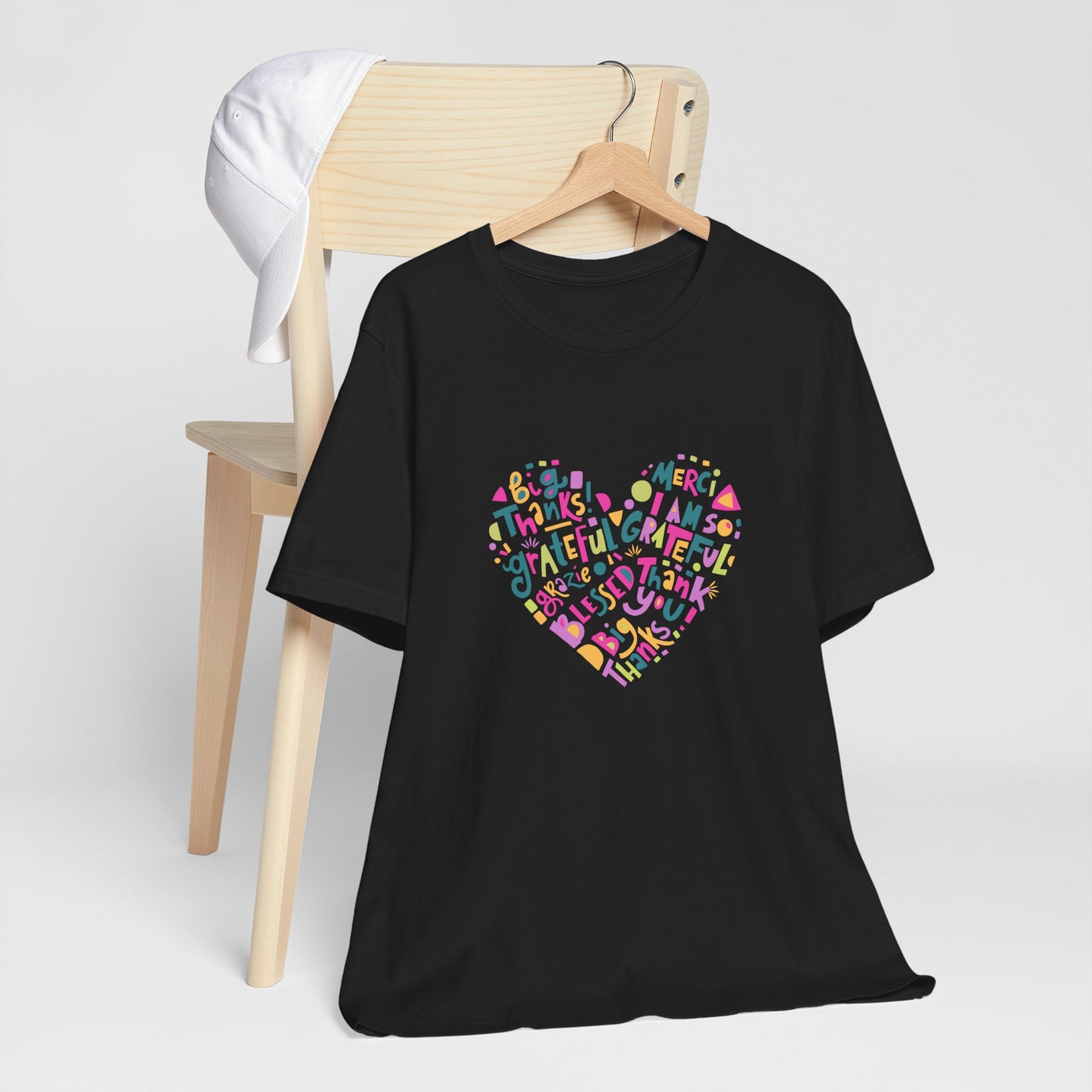 Grateful Heart Unisex Jersey Tee - Positive Vibes Apparel