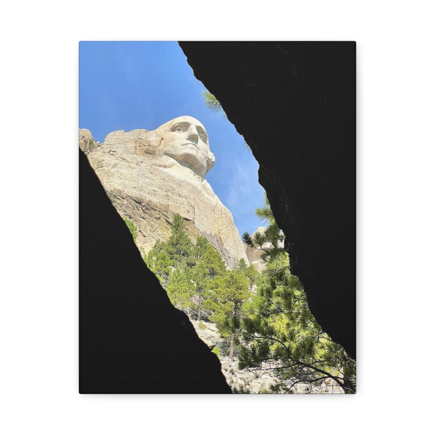 Mount Rushmore Matte Canvas Wall Art - Nature & History Decor